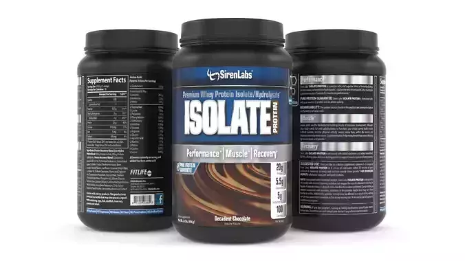 Protein Powder 3D model