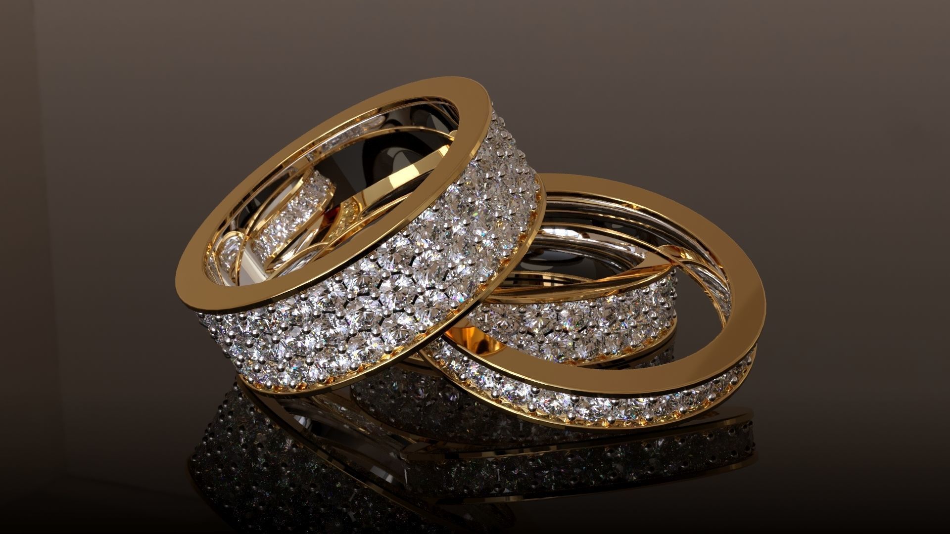 Infinity Ring Collection All sizes 3D print model_5