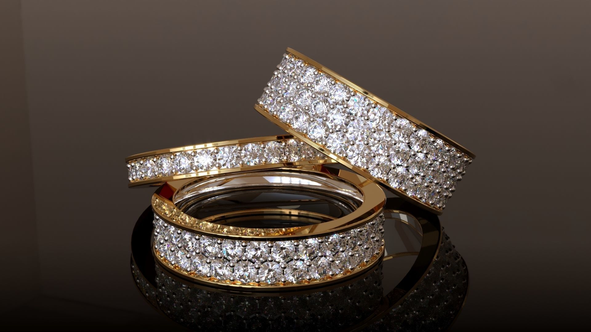 Infinity Ring Collection All sizes 3D print model_11