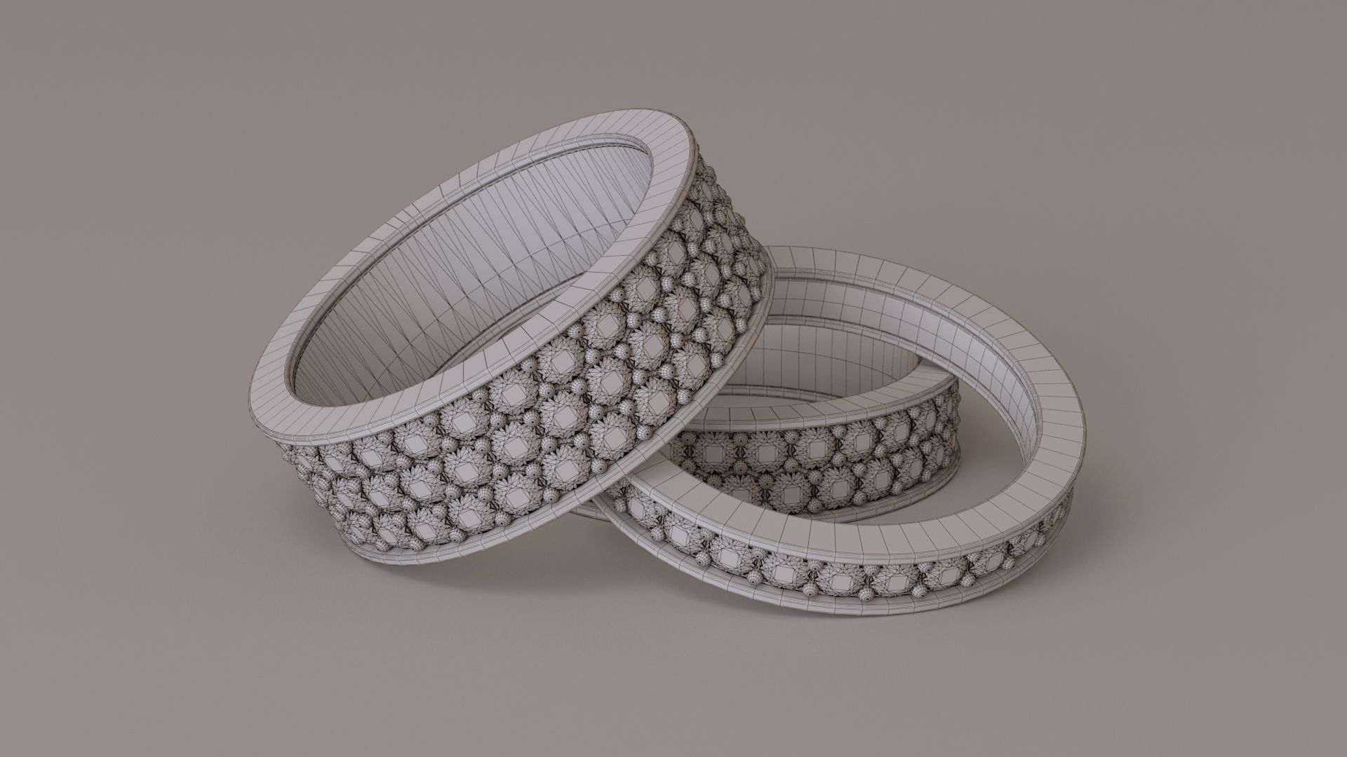 Infinity Ring Collection All sizes 3D print model_6