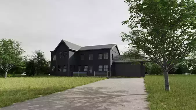 2-Story House 3D model