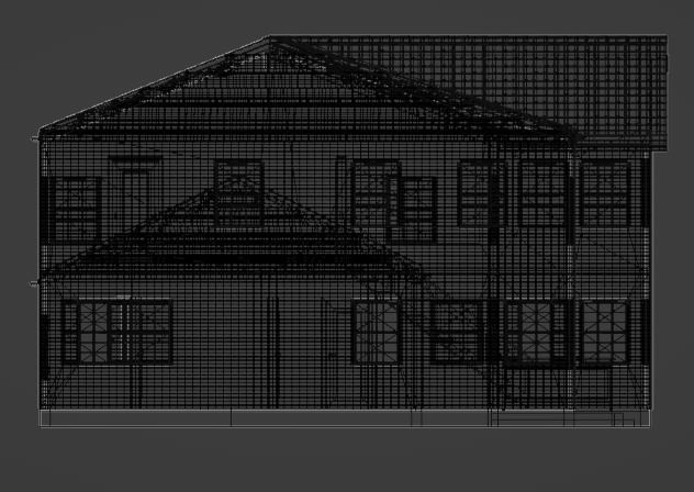 2-Story House 3D model_13