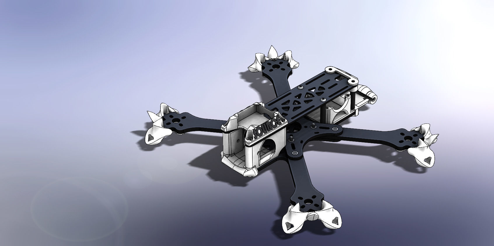 TBS SOURCE ONE V02 V3 FULL 3D PRINTED PARTS 3D print model_16