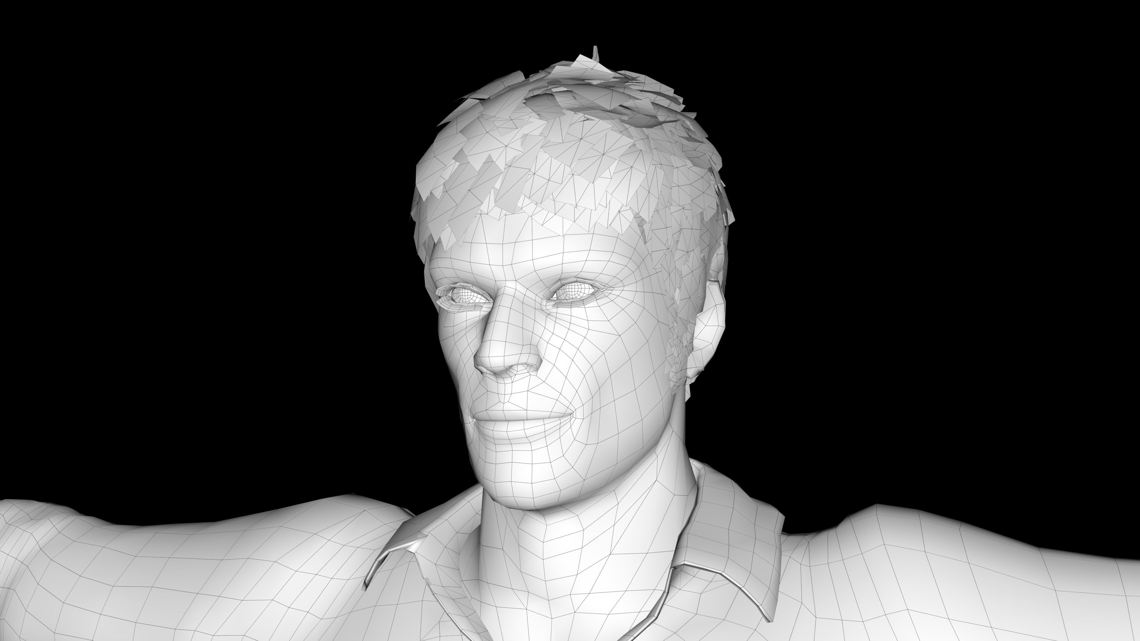 Human game ready rigged Low-poly 3D model_25