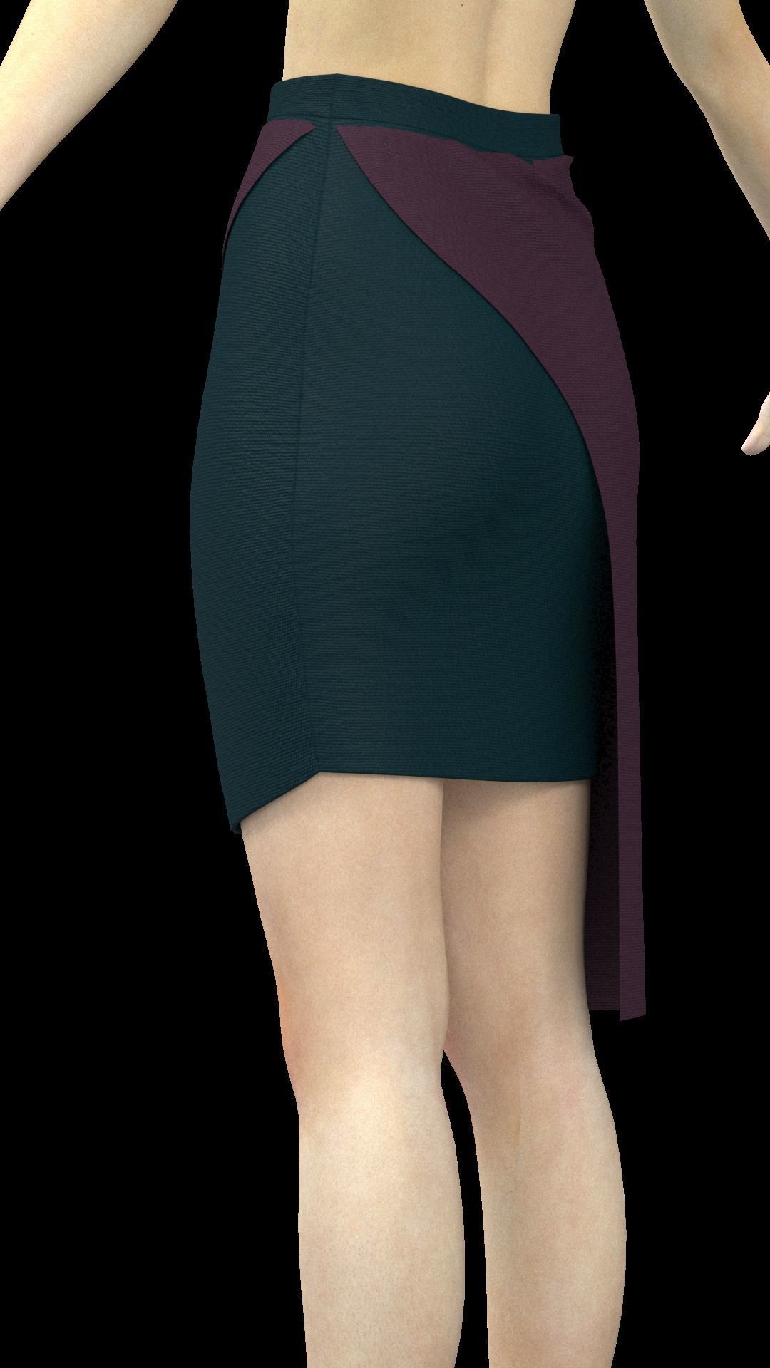 skirt 8 3D model_2