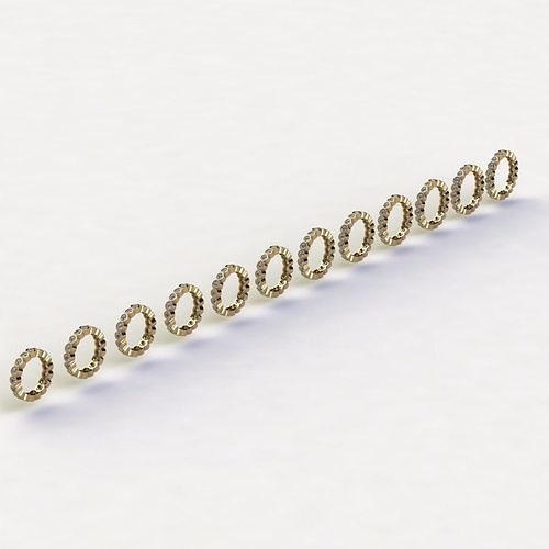Wedding Ring engagement women render detail 3D 3D print model