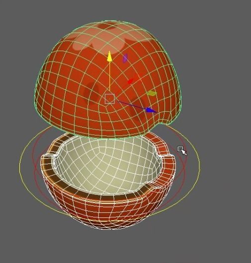 Animal egg 3D model_3