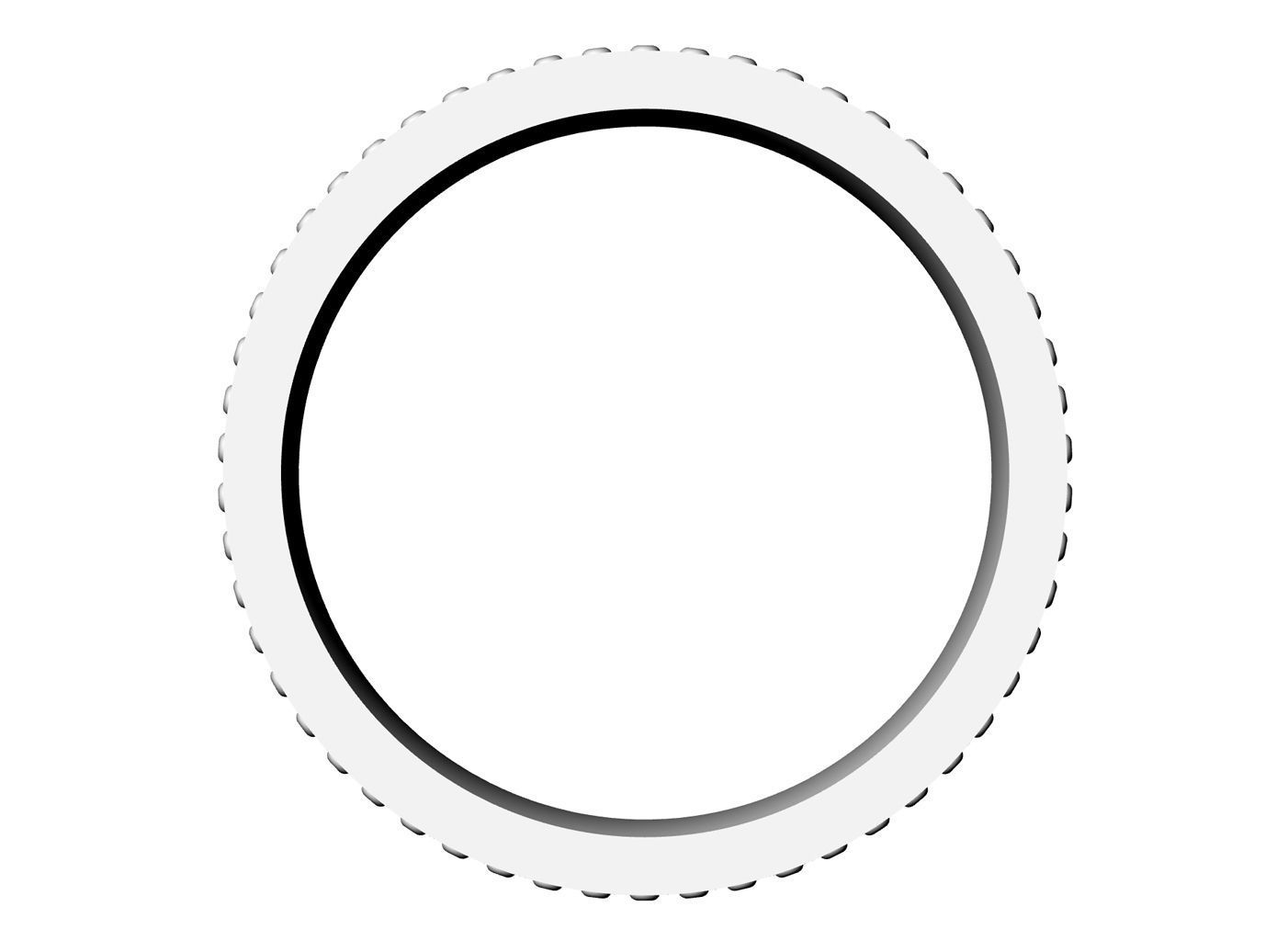 Eternity diamond ring 2 rows 3D print model_5