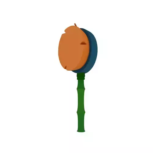 Shower brush 3D model