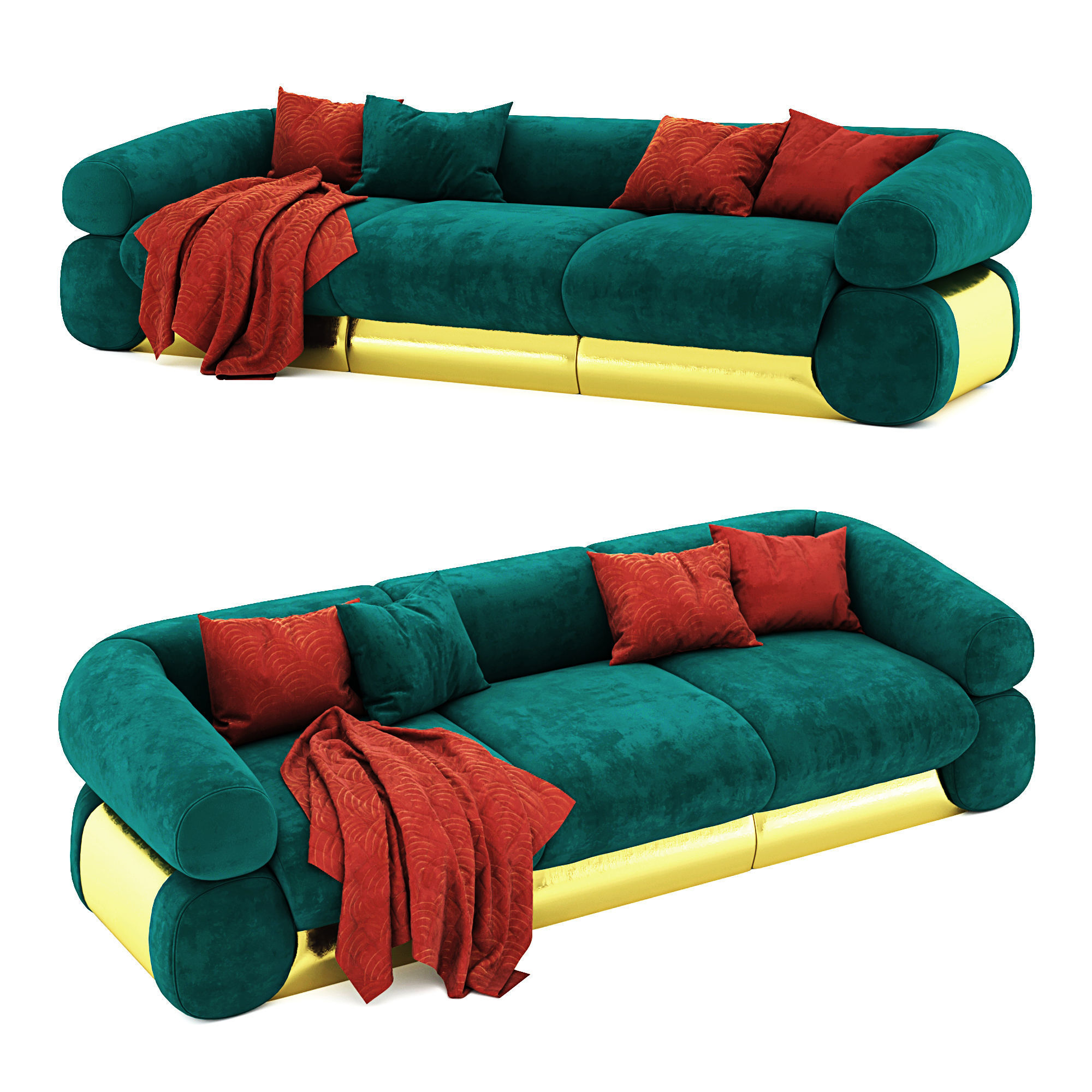 FITZGERALD MODULAR sofa 3D model_1