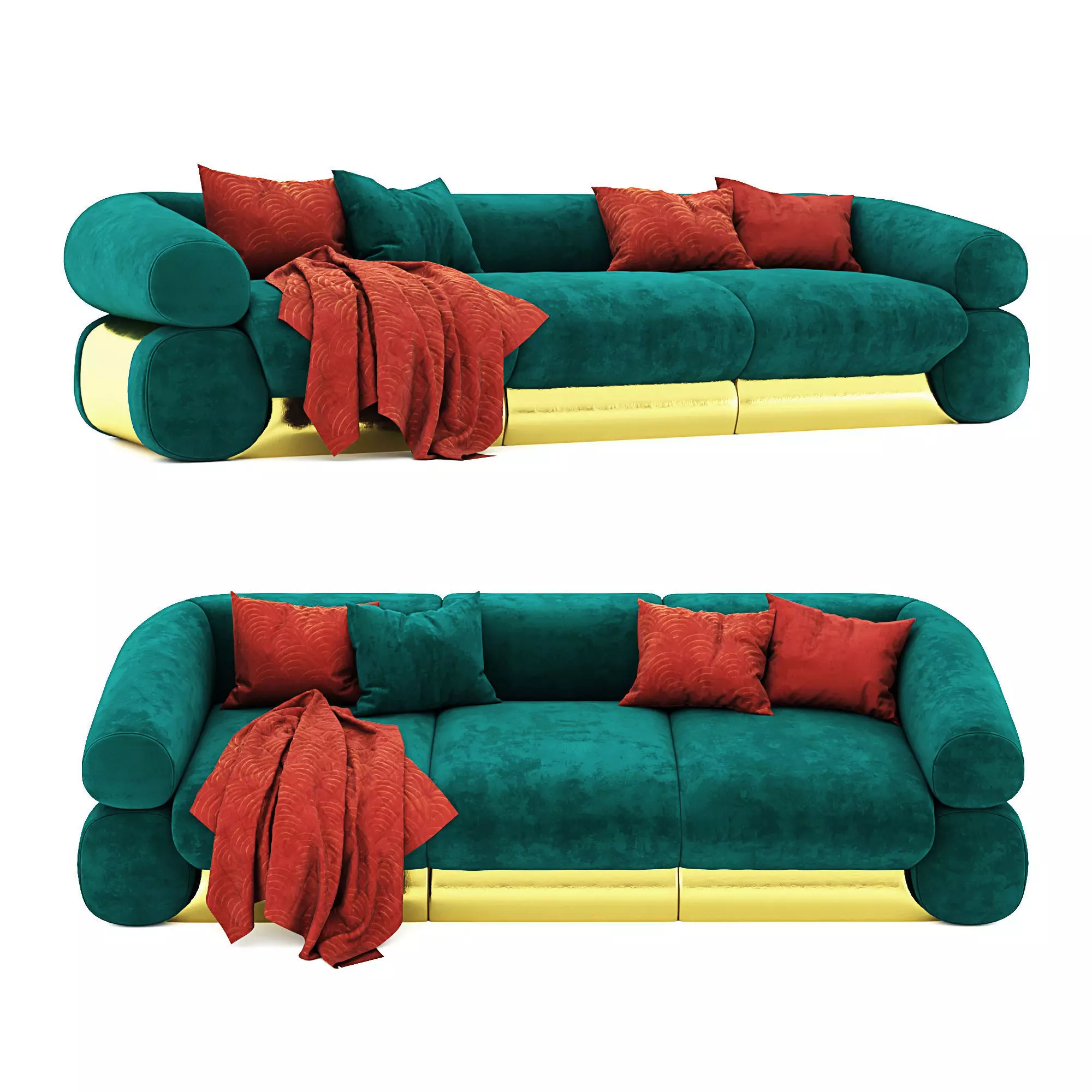 FITZGERALD MODULAR sofa 3D model_0