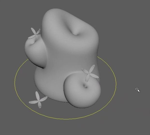 Anthill fruit 3D model_1