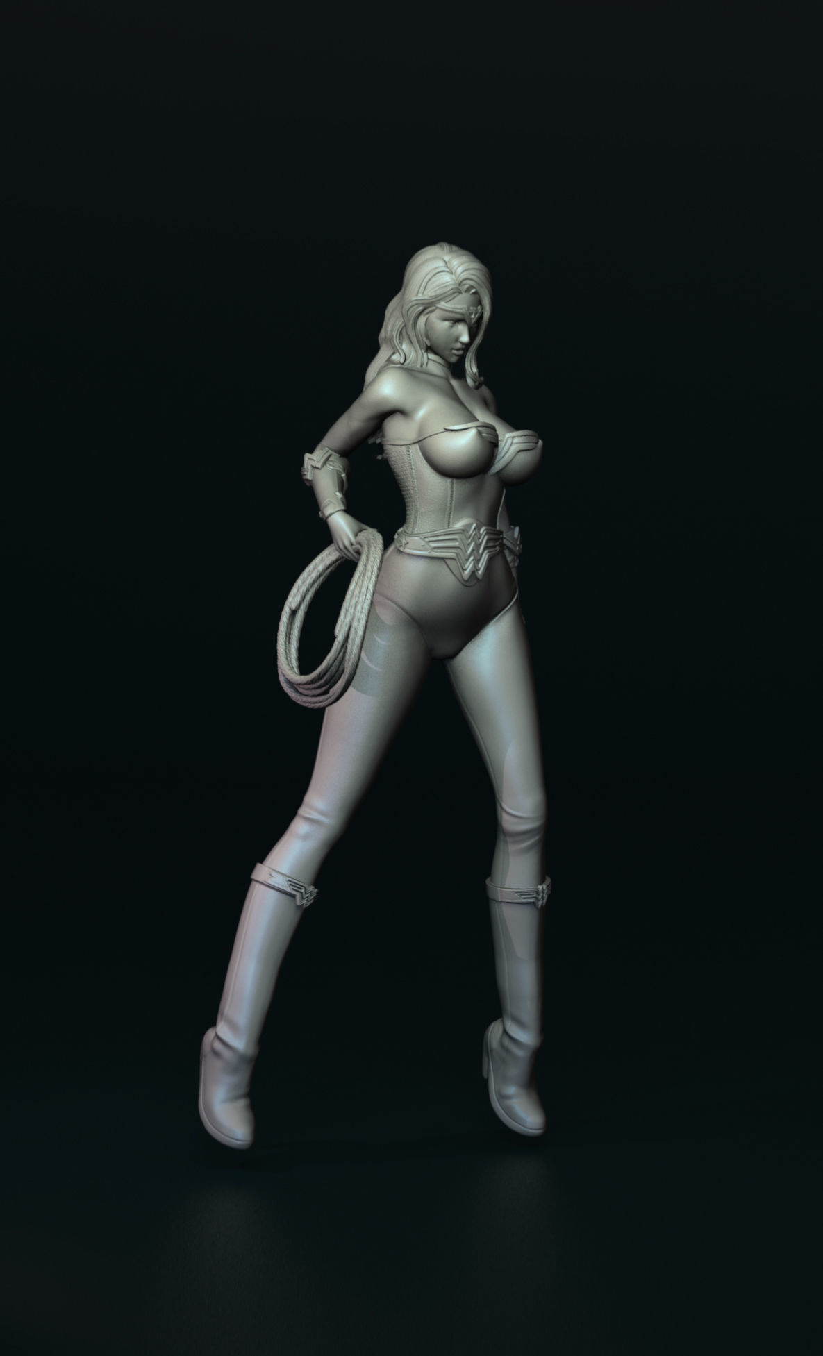 Wonder Woman Fan Art 3D Print Figurine 3D print model_14