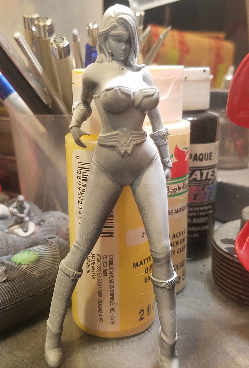 Wonder Woman Fan Art 3D Print Figurine 3D print model_6