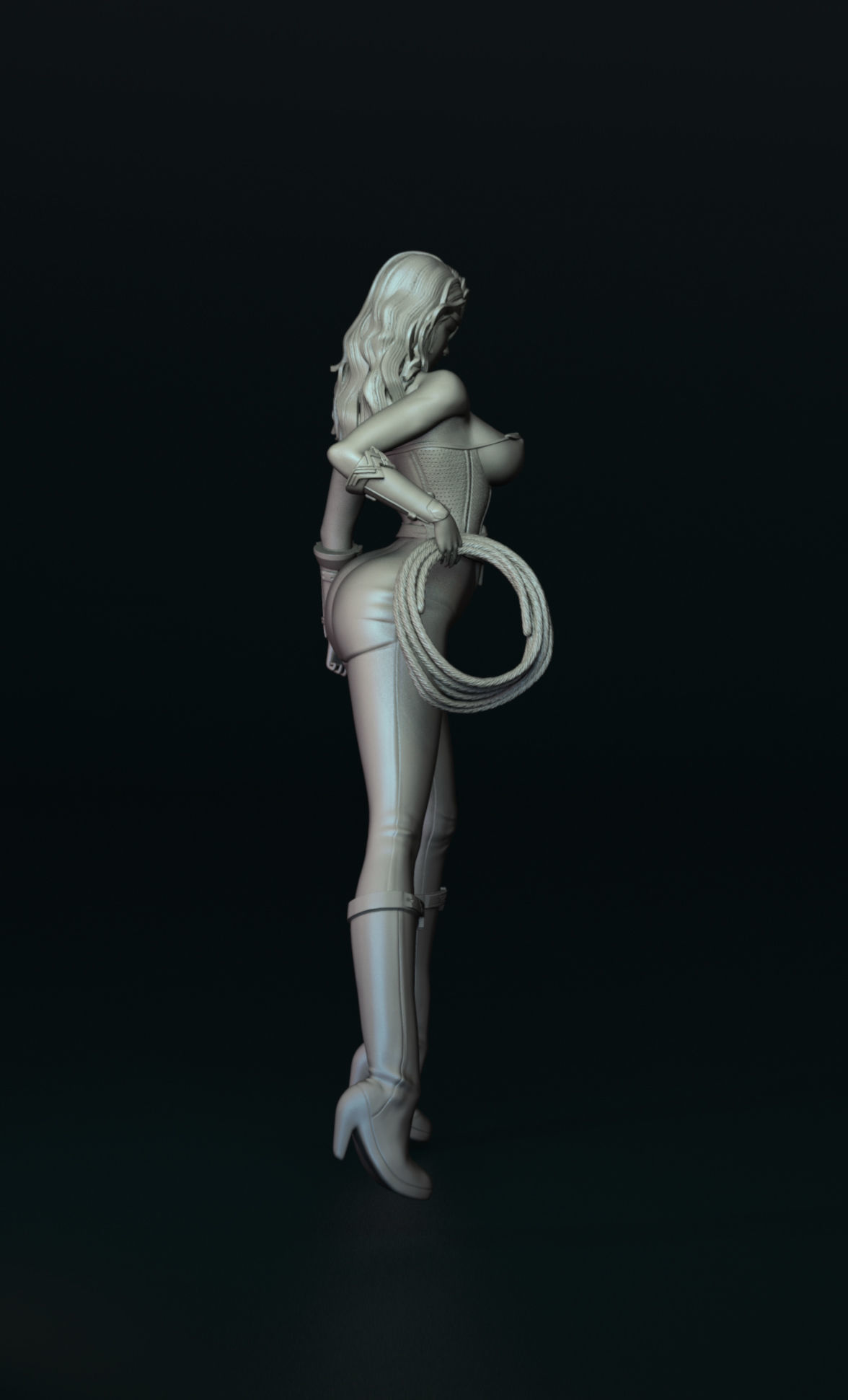 Wonder Woman Fan Art 3D Print Figurine 3D print model_16