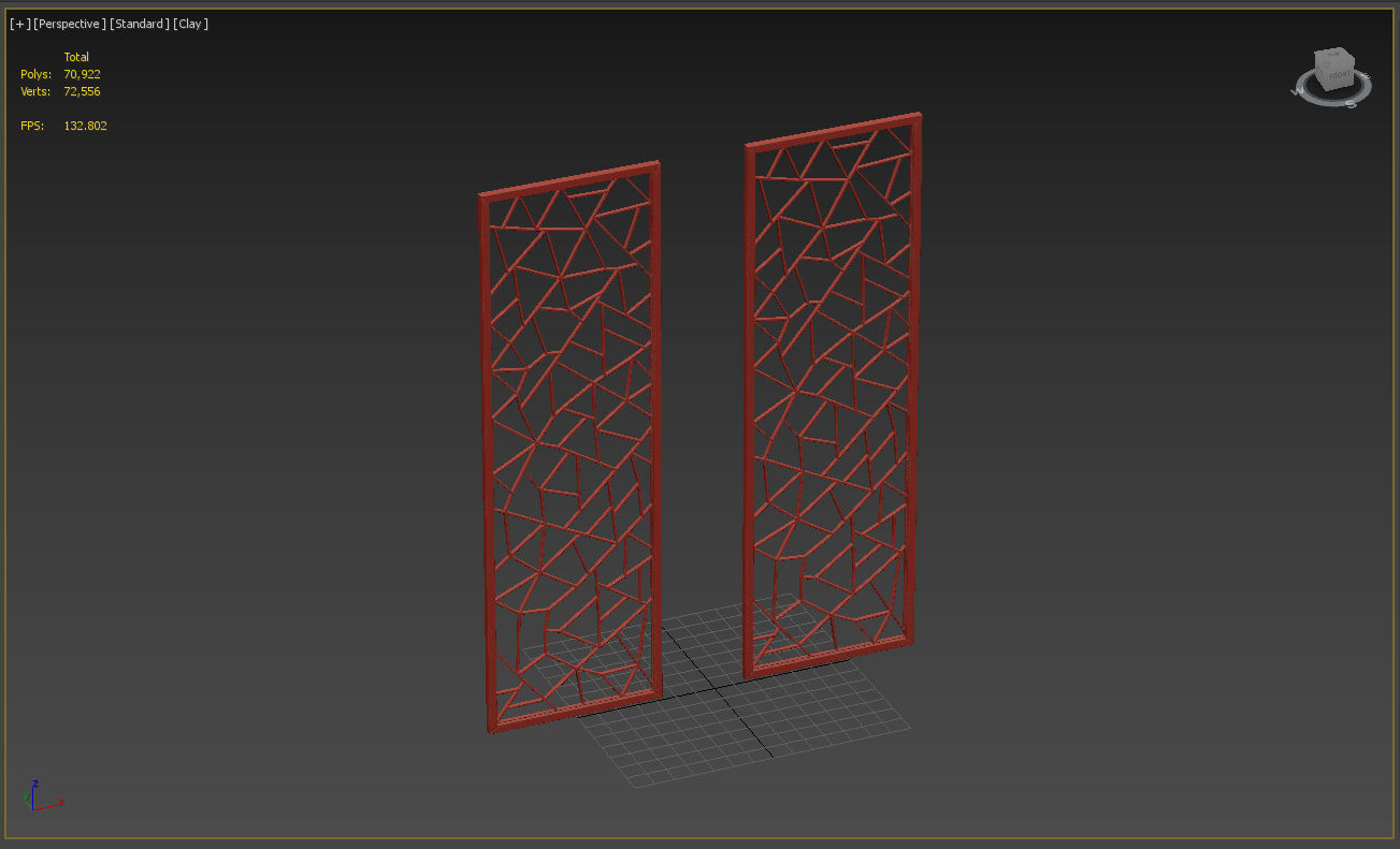 Decorative Panel Free low-poly 3D model_4