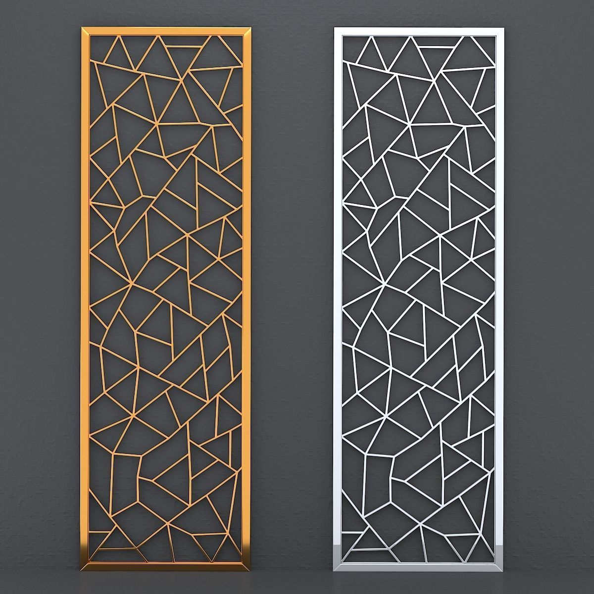 Decorative Panel Free low-poly 3D model_3