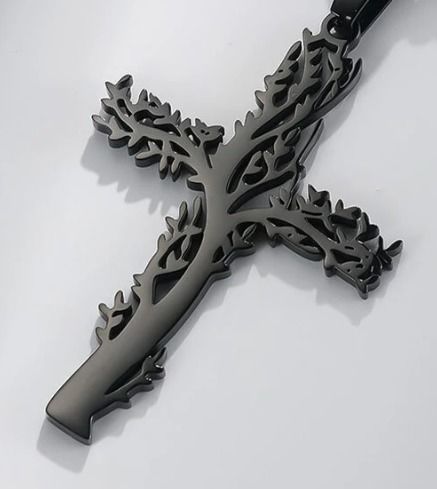Cross Pendant 3D print model_4