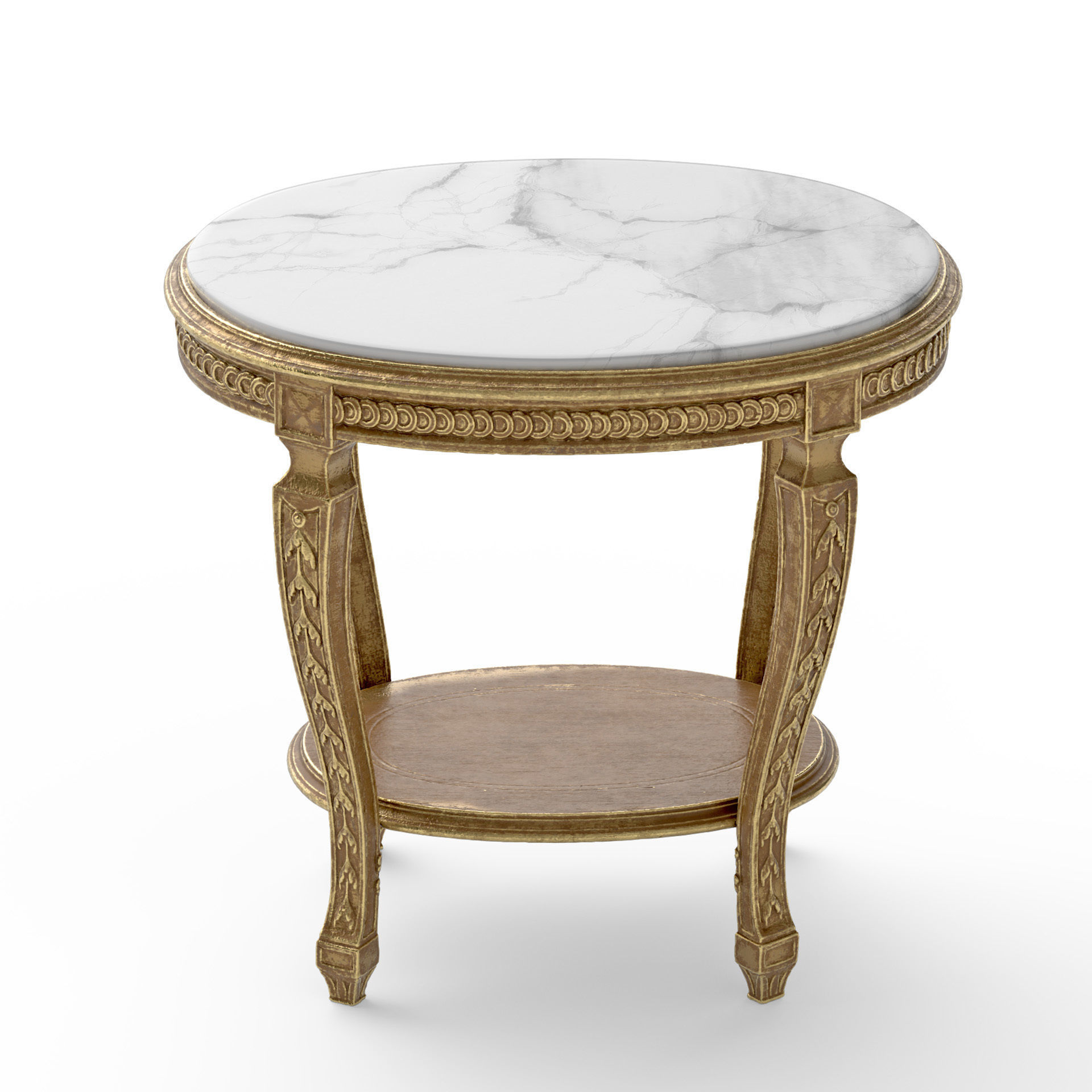 Roberto Giovannini Side Table 1416 Lowpoly Low-poly 3D model_1