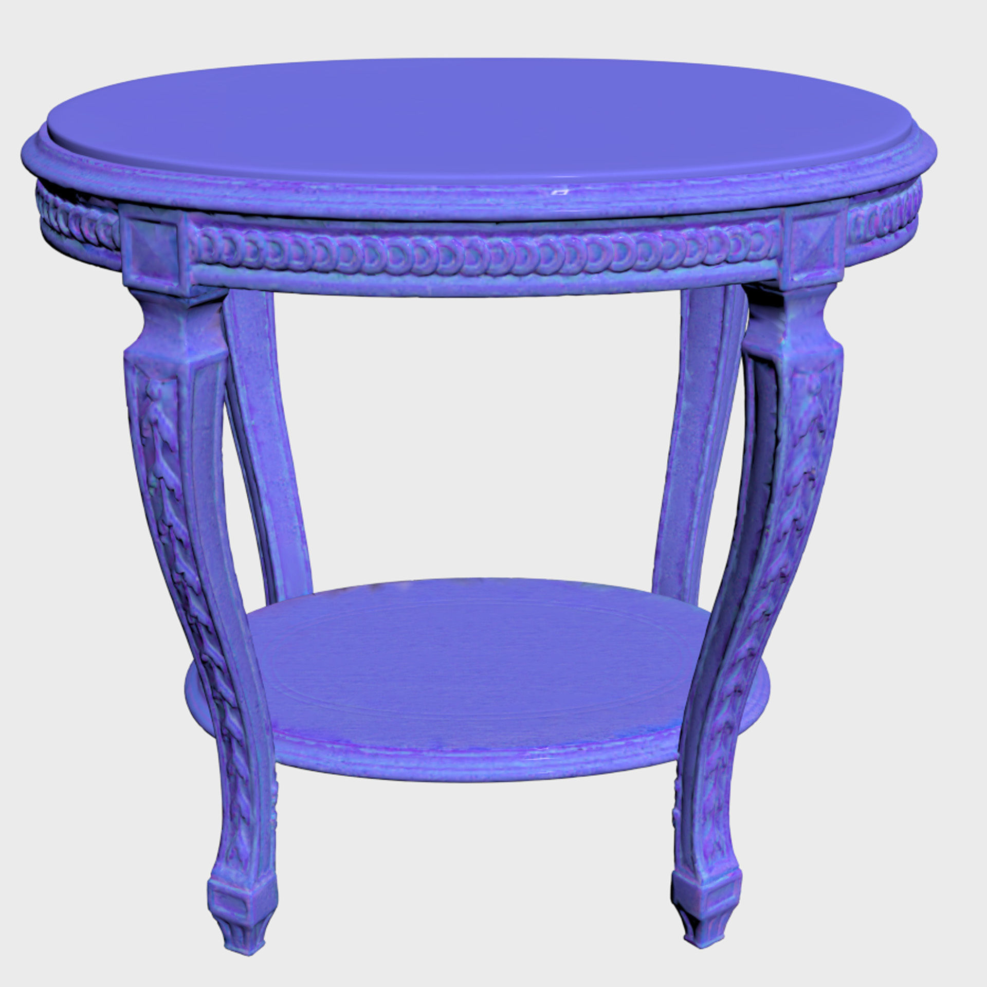 Roberto Giovannini Side Table 1416 Lowpoly Low-poly 3D model_6