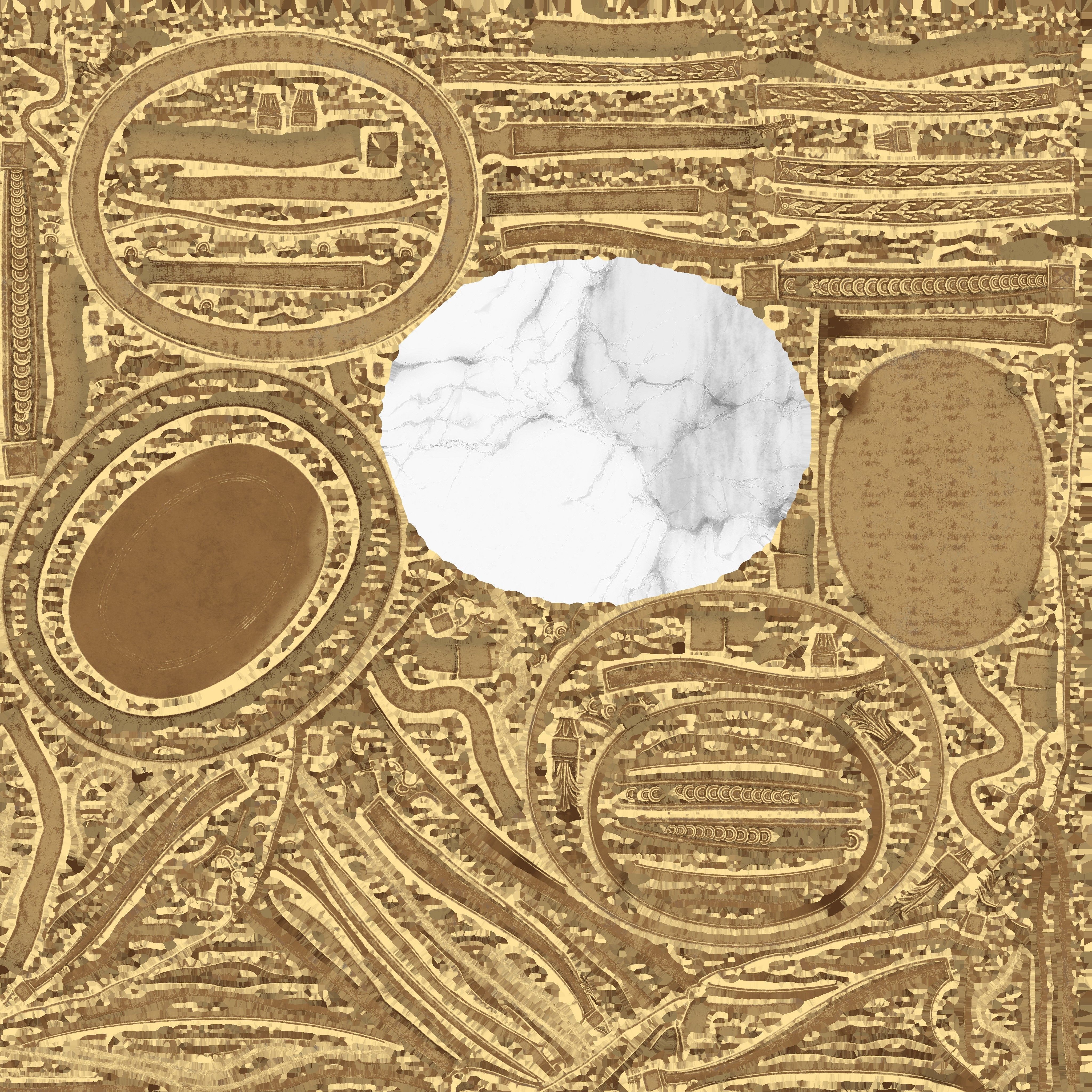 Roberto Giovannini Side Table 1416 Lowpoly Low-poly 3D model_7