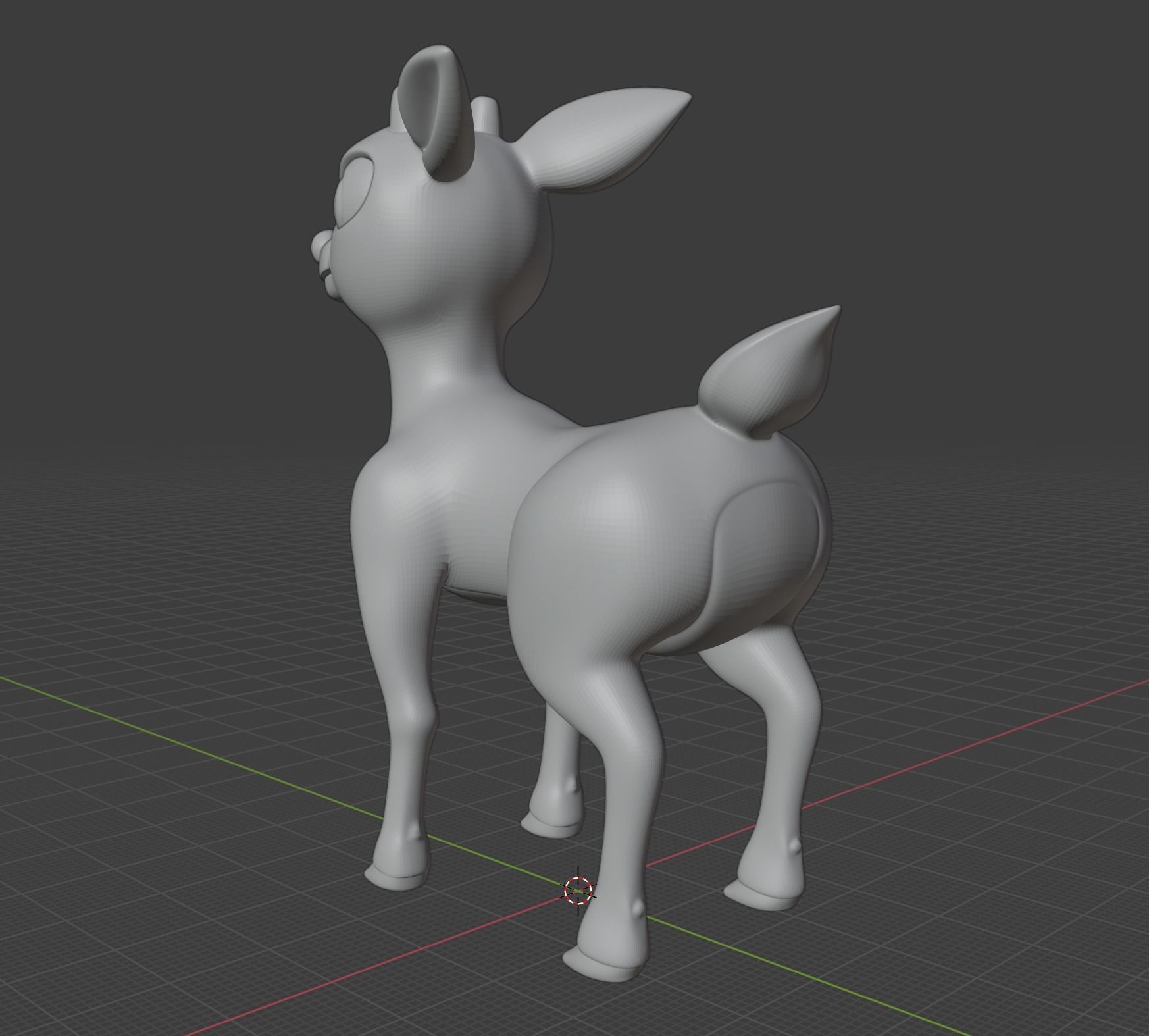 Rudolph the red nosed reindeer 3D print model_6