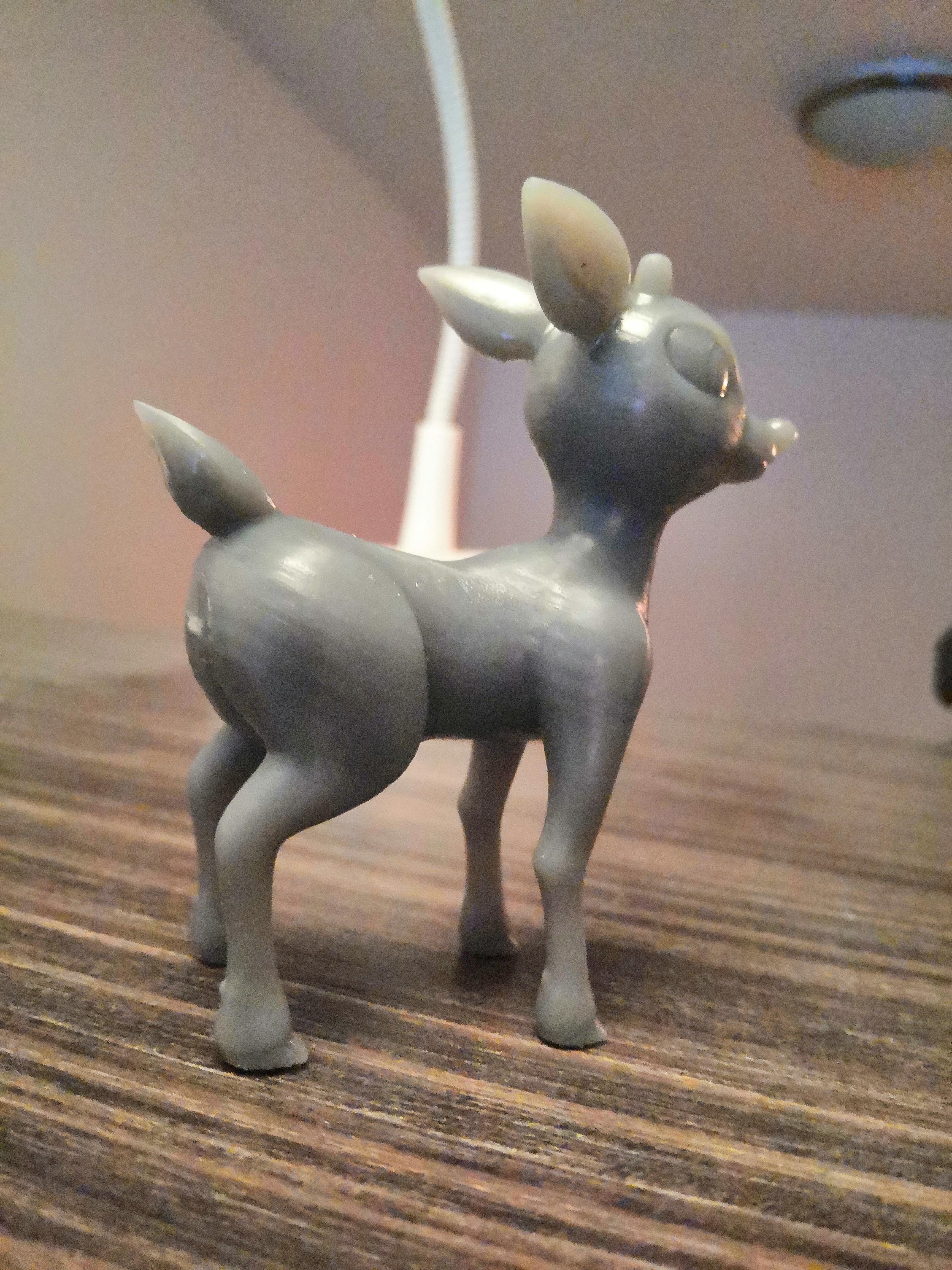 Rudolph the red nosed reindeer 3D print model_4