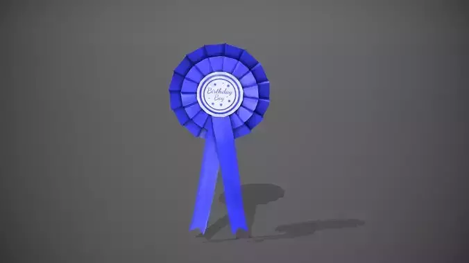 Birthday Boy Rosette Badge 