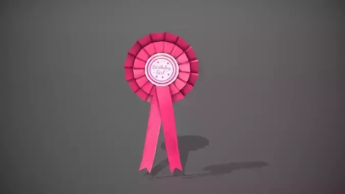 Birthday Girl Rosette Badge