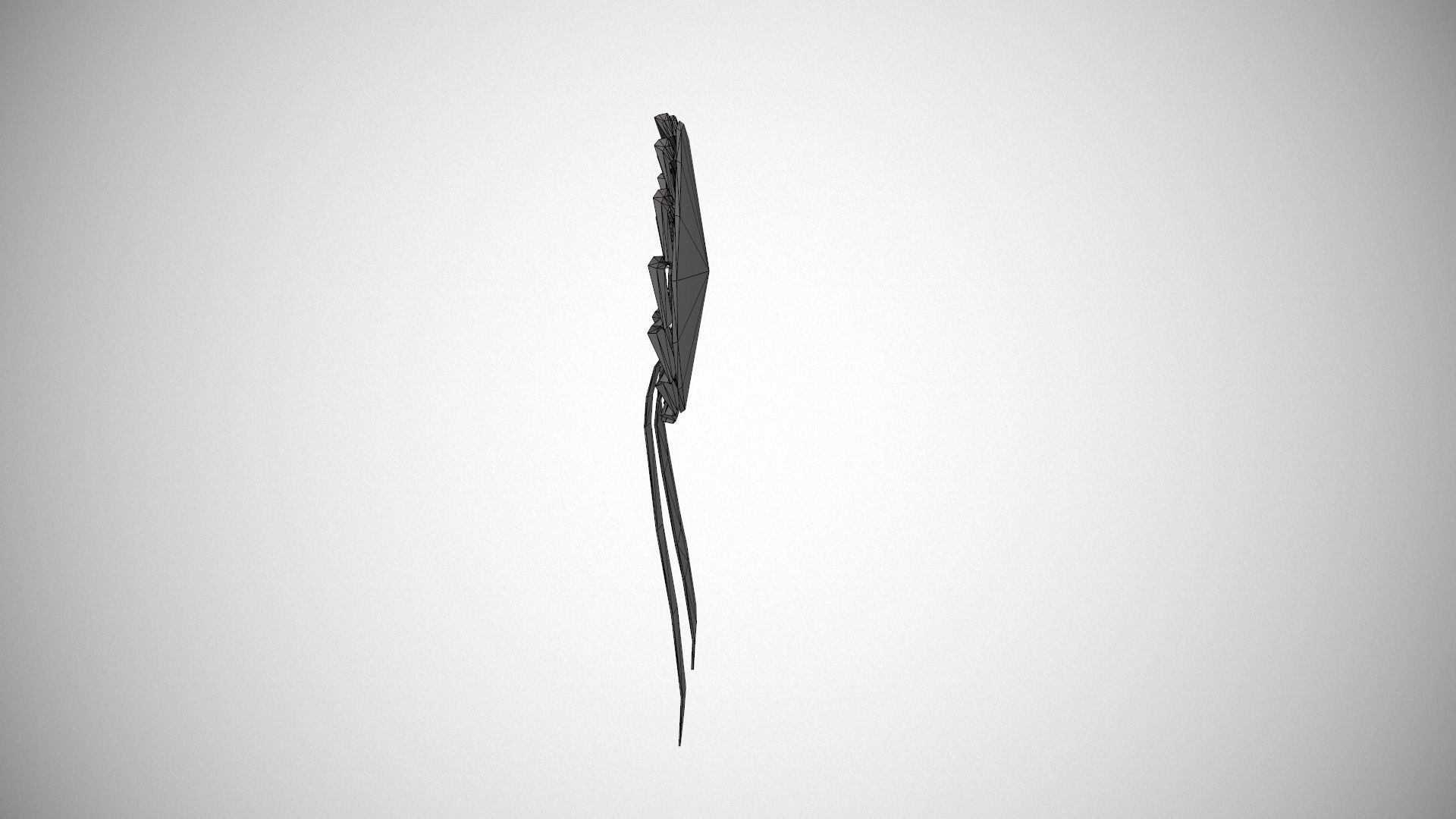 Birthday Girl Rosette Badge Low-poly 3D model_20