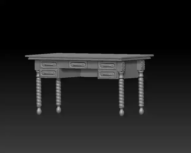 WW2 FASCIST CLASSIC DESK 3D print model