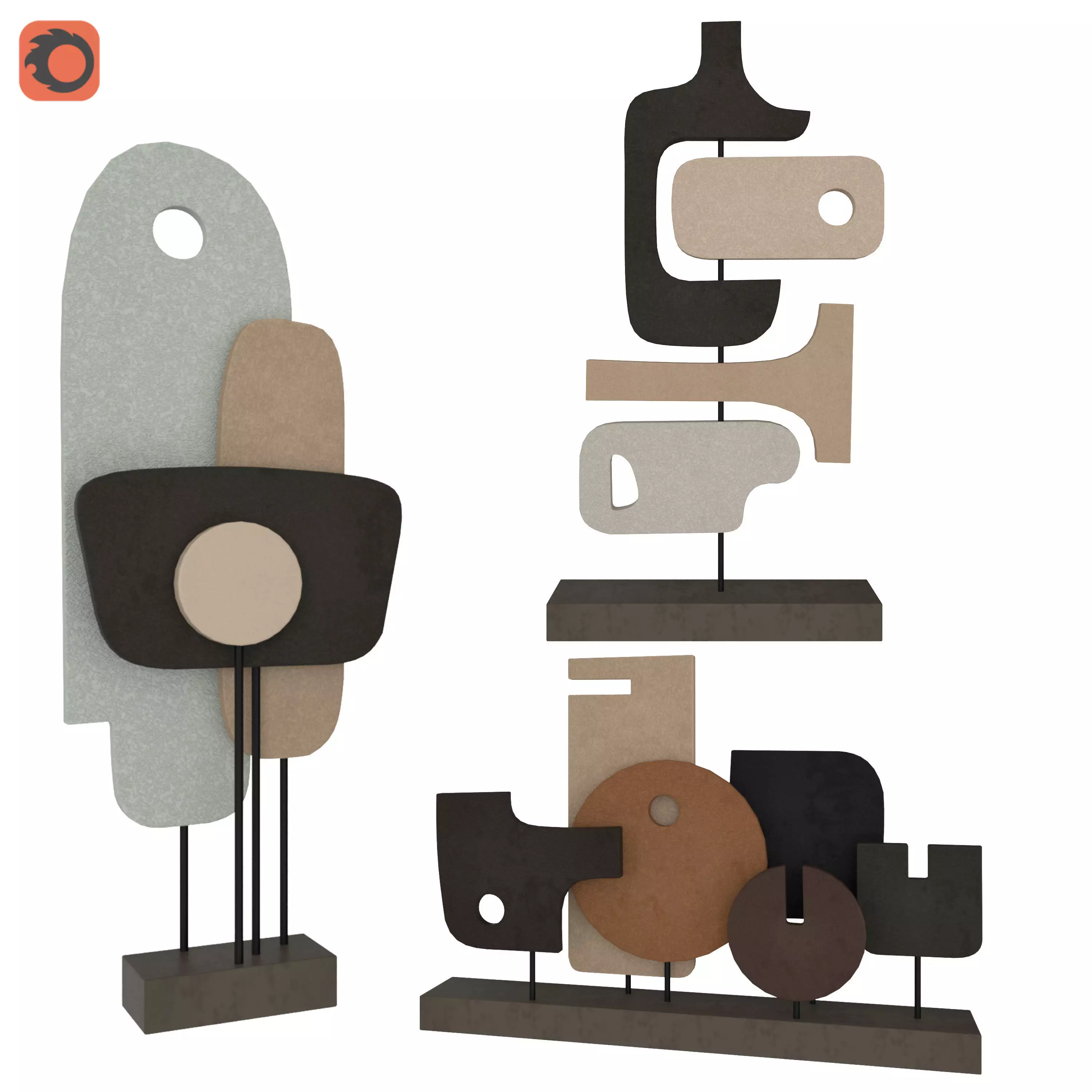 sculpture Stephane Parmentier  3D model_0