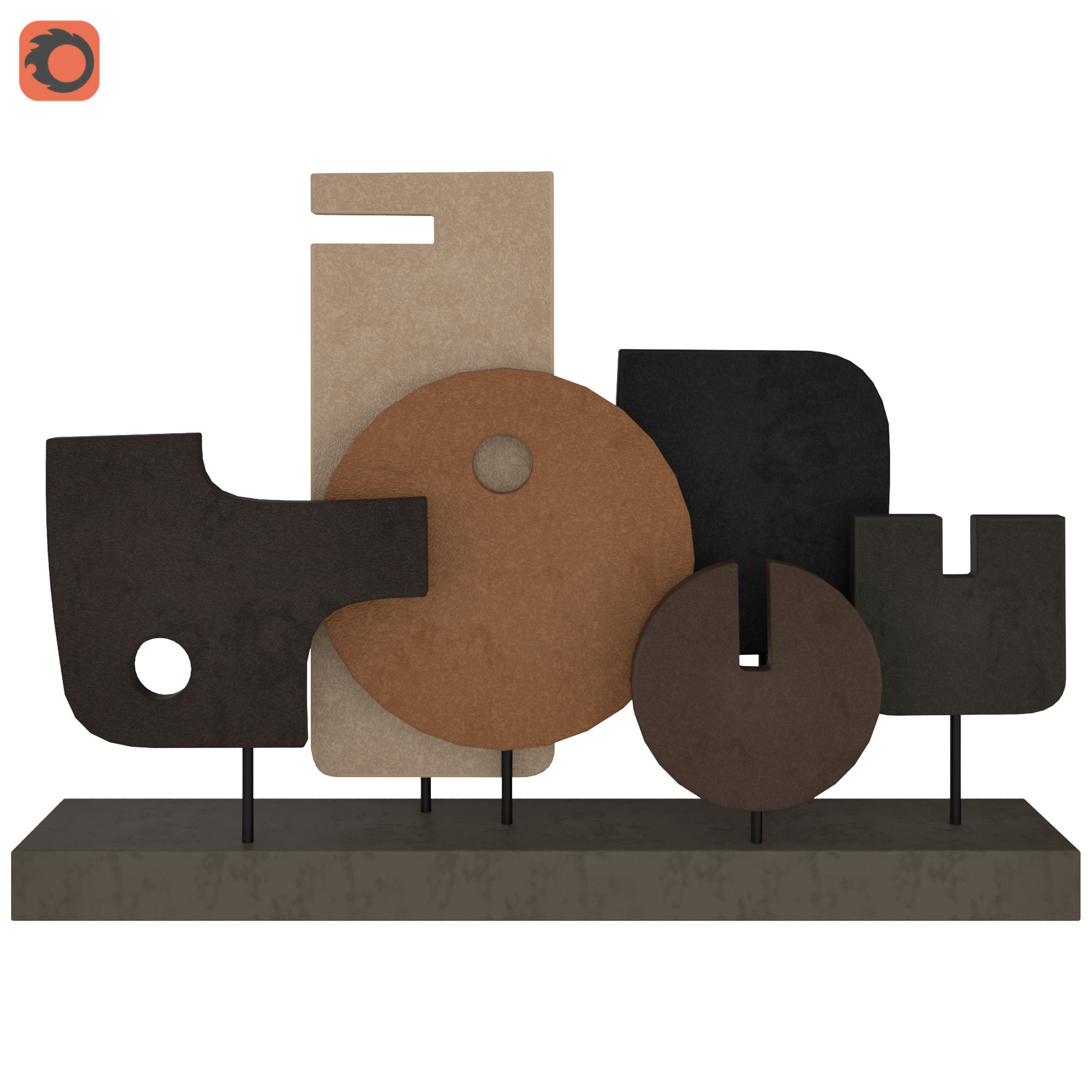 sculpture Stephane Parmentier  3D model_3