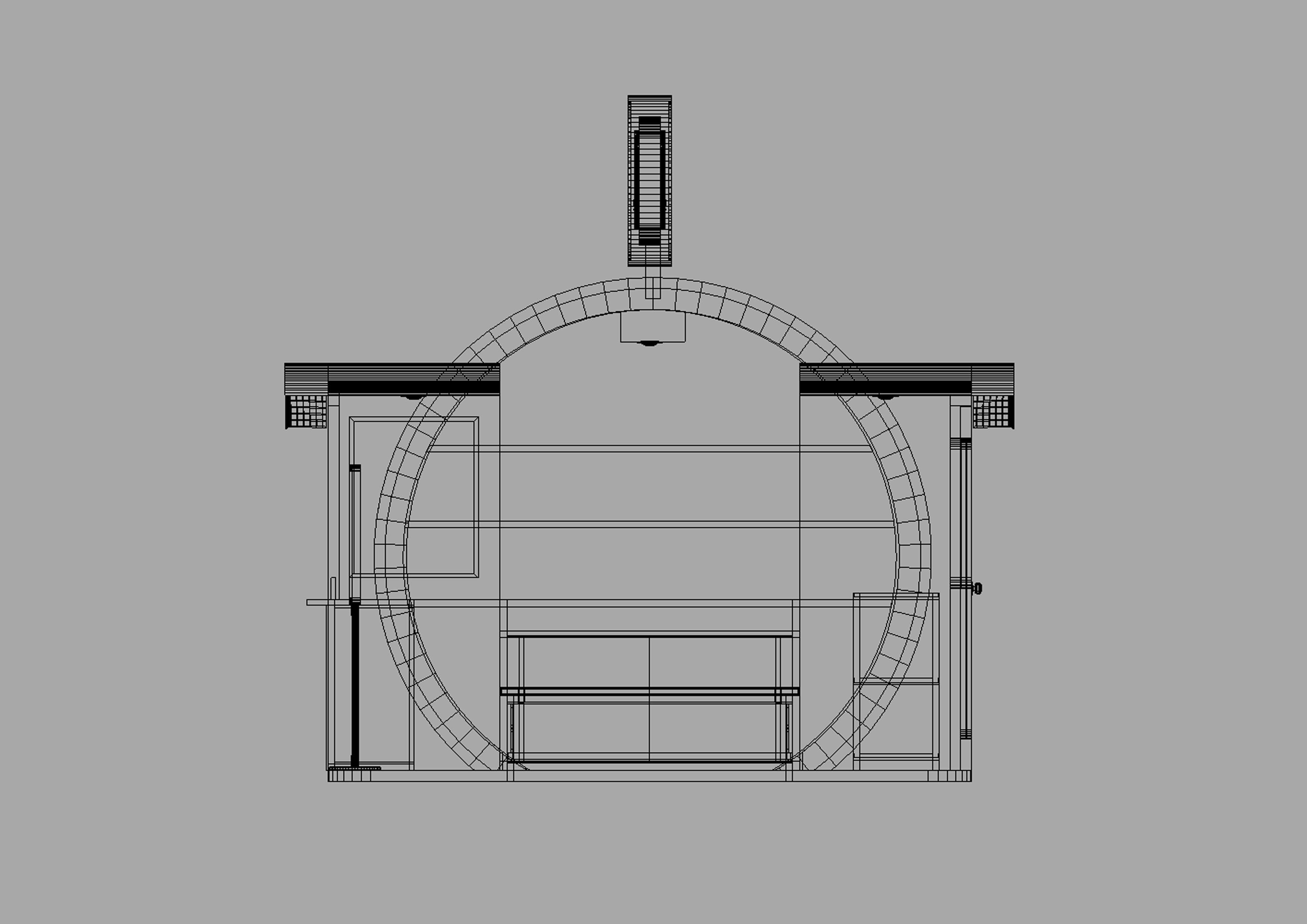 FOOD VENDOR KIOSK TC 3D model_16