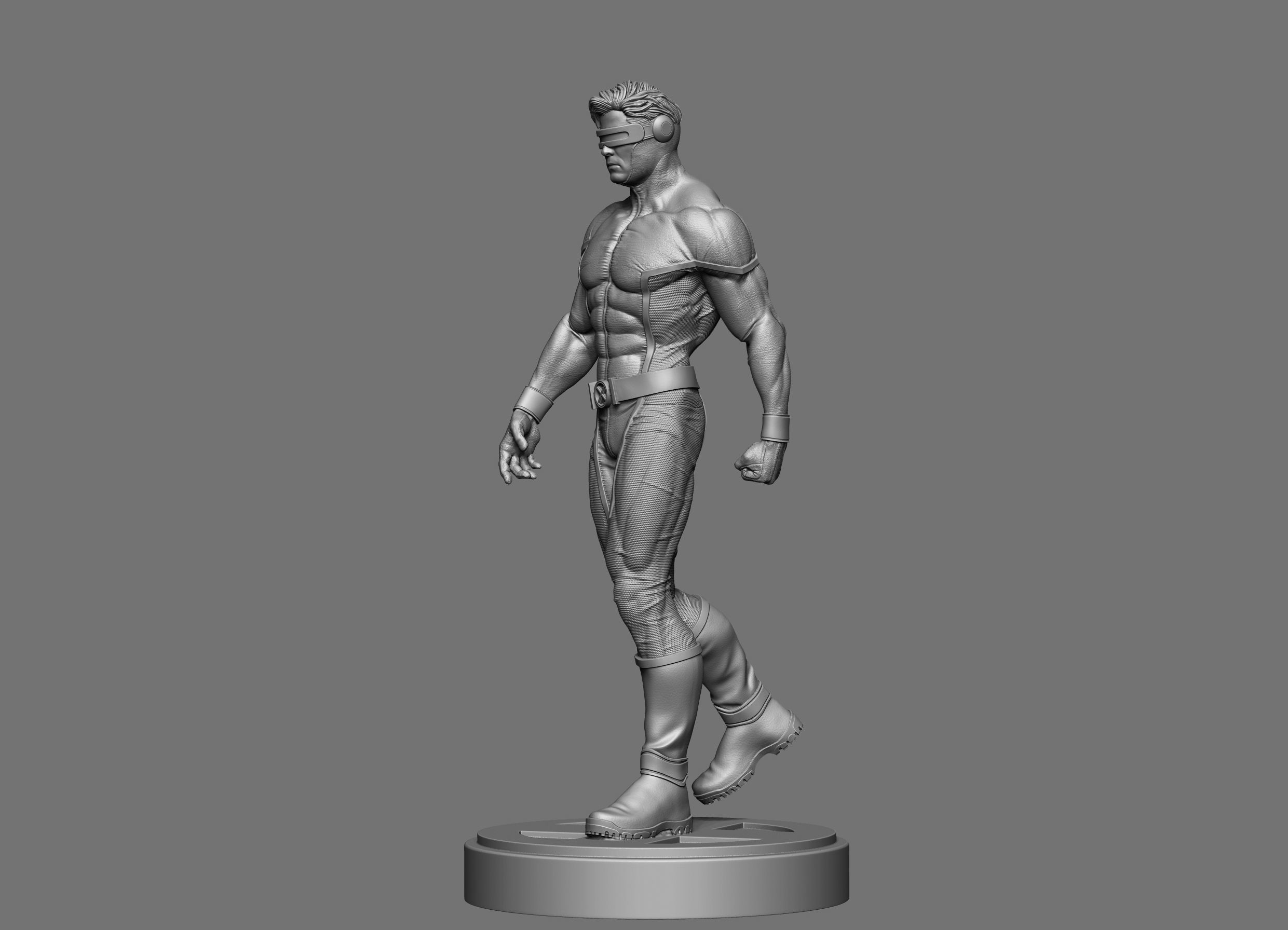 Cyclops 75mm scale - Pose 1 3D print model_1