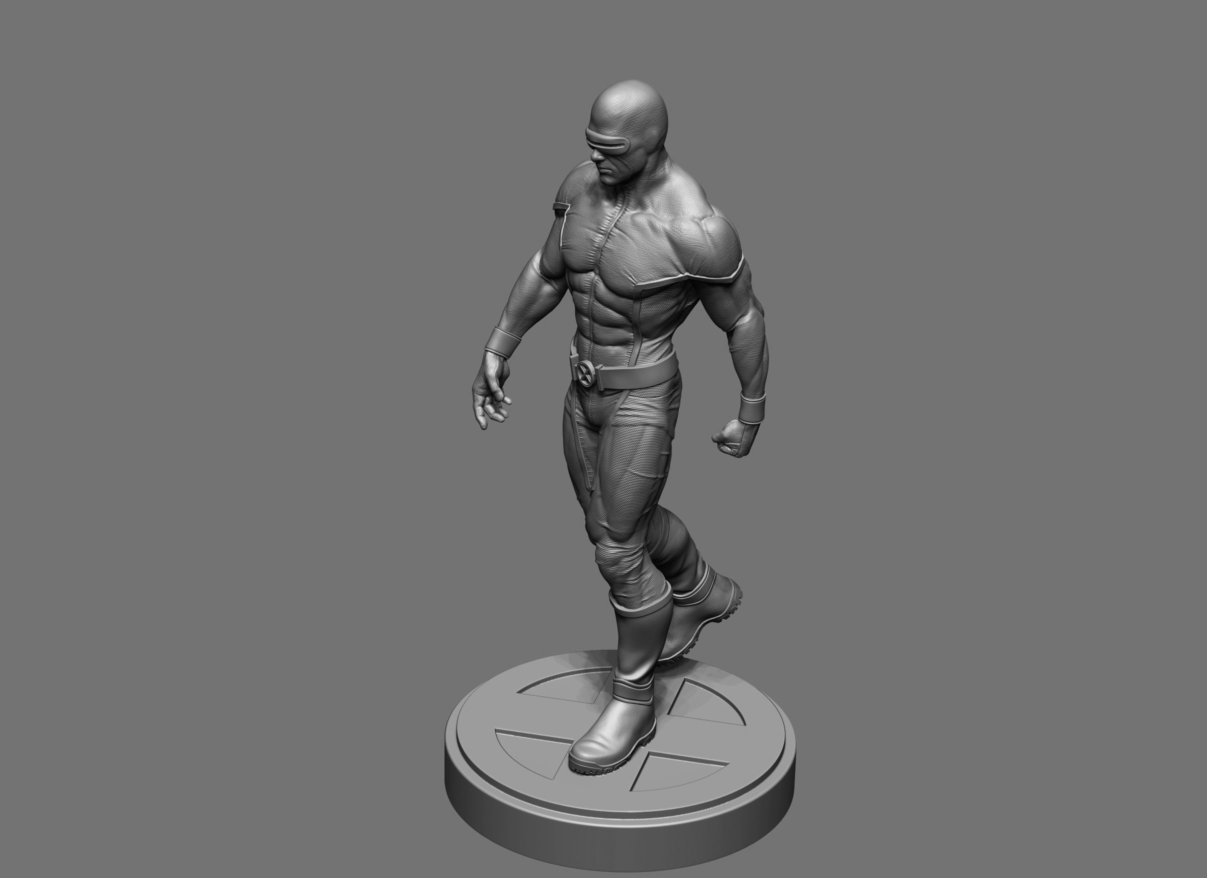 Cyclops 75mm scale - Pose 3 3D print model_4