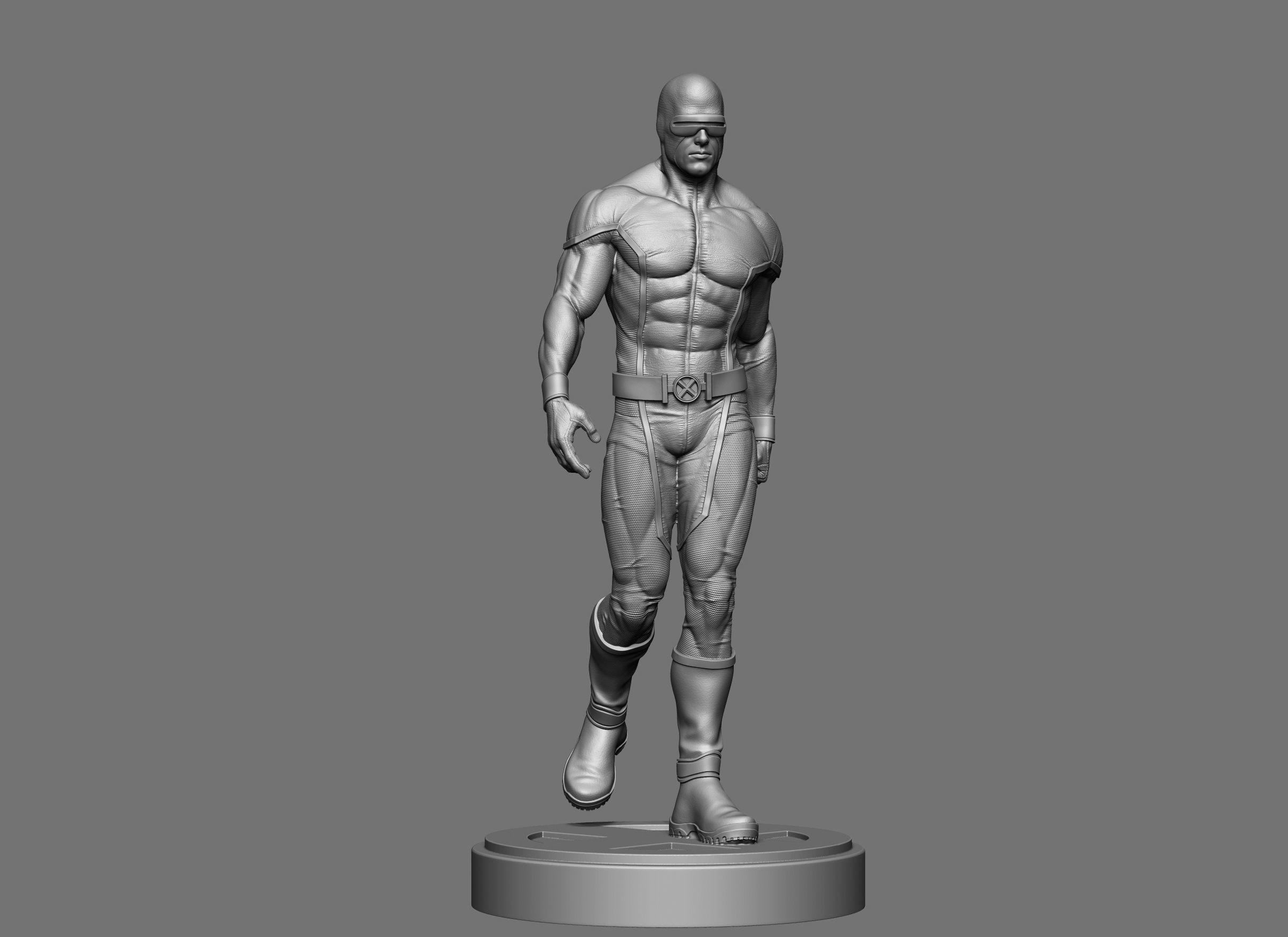 Cyclops 75mm scale - Pose 3 3D print model_3