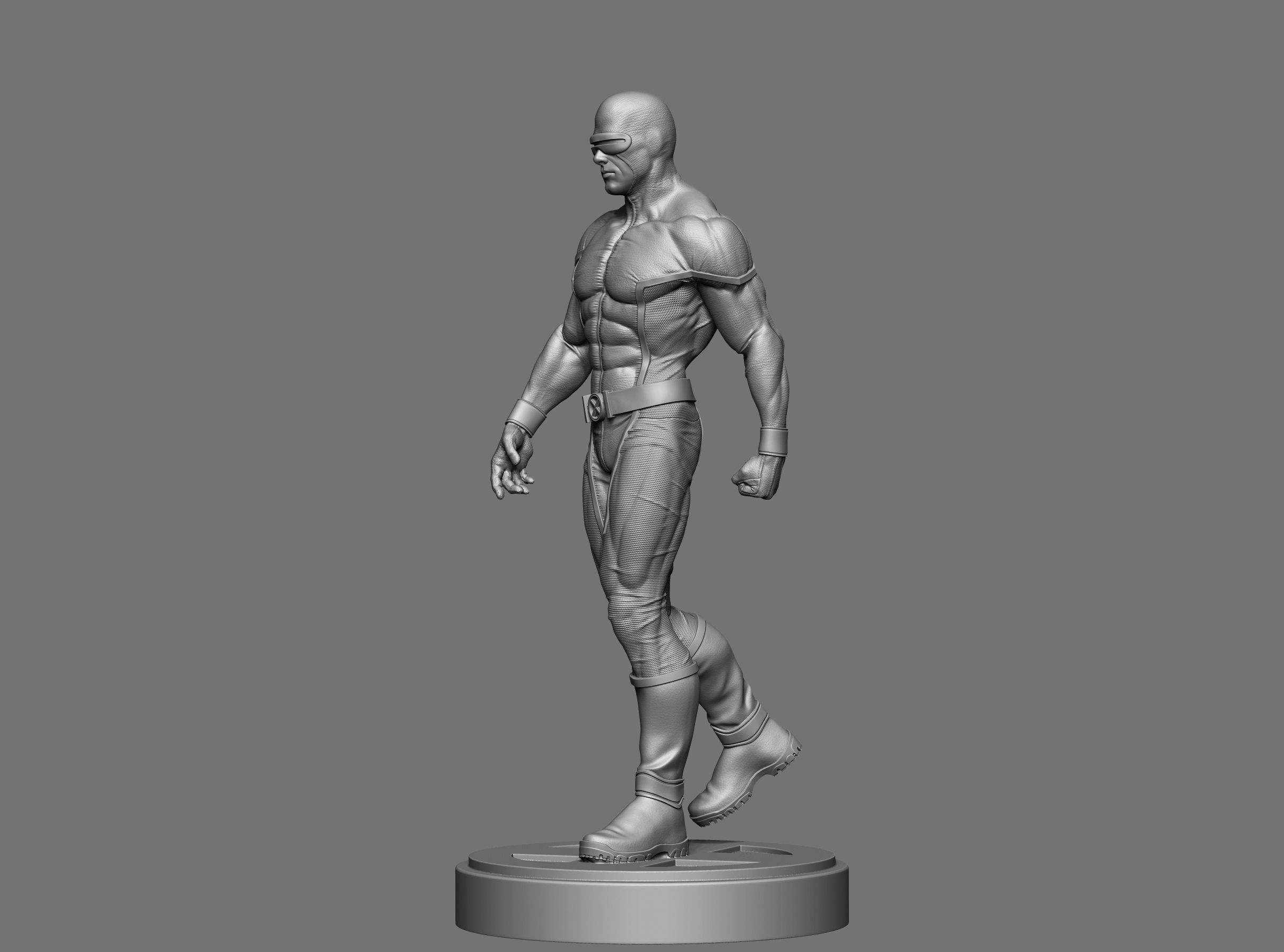 Cyclops 75mm scale - Pose 3 3D print model_1