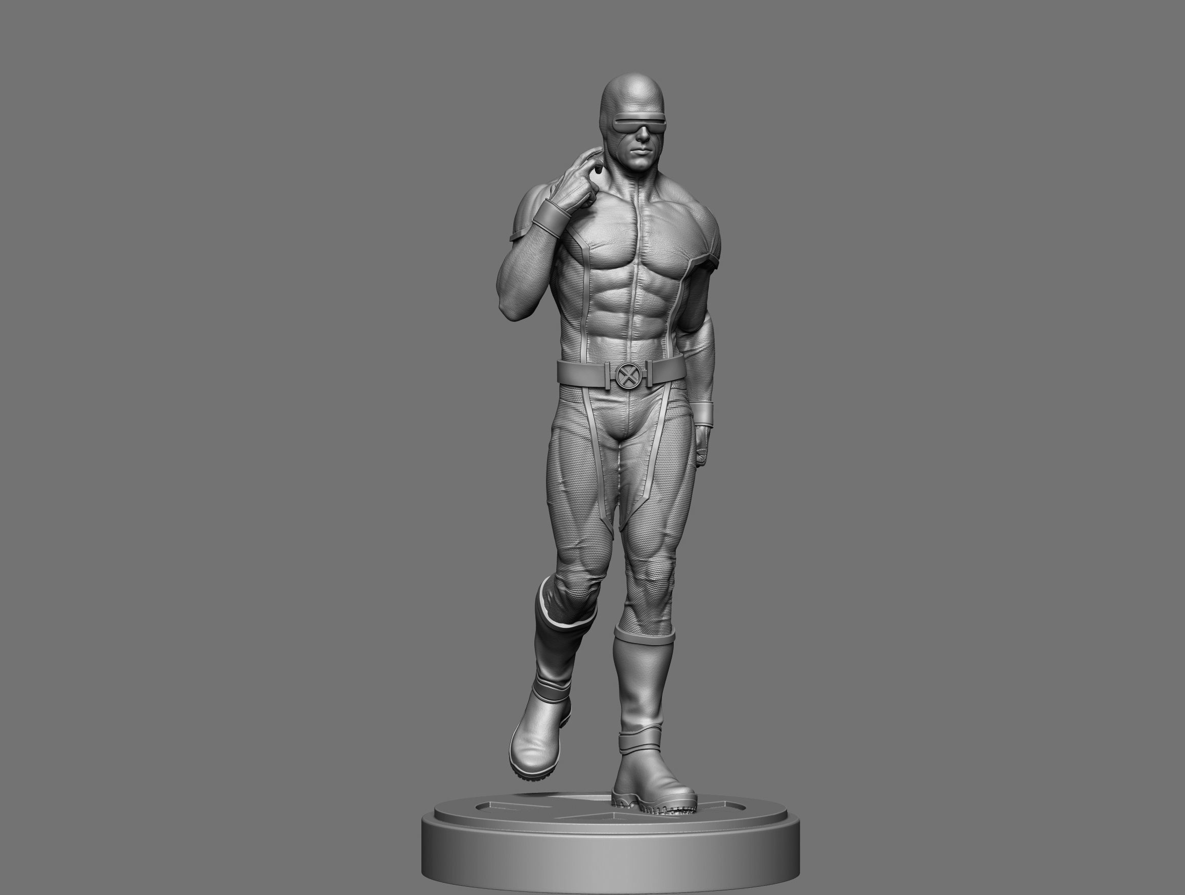 Cyclops 75mm scale - Pose 4 3D print model_3