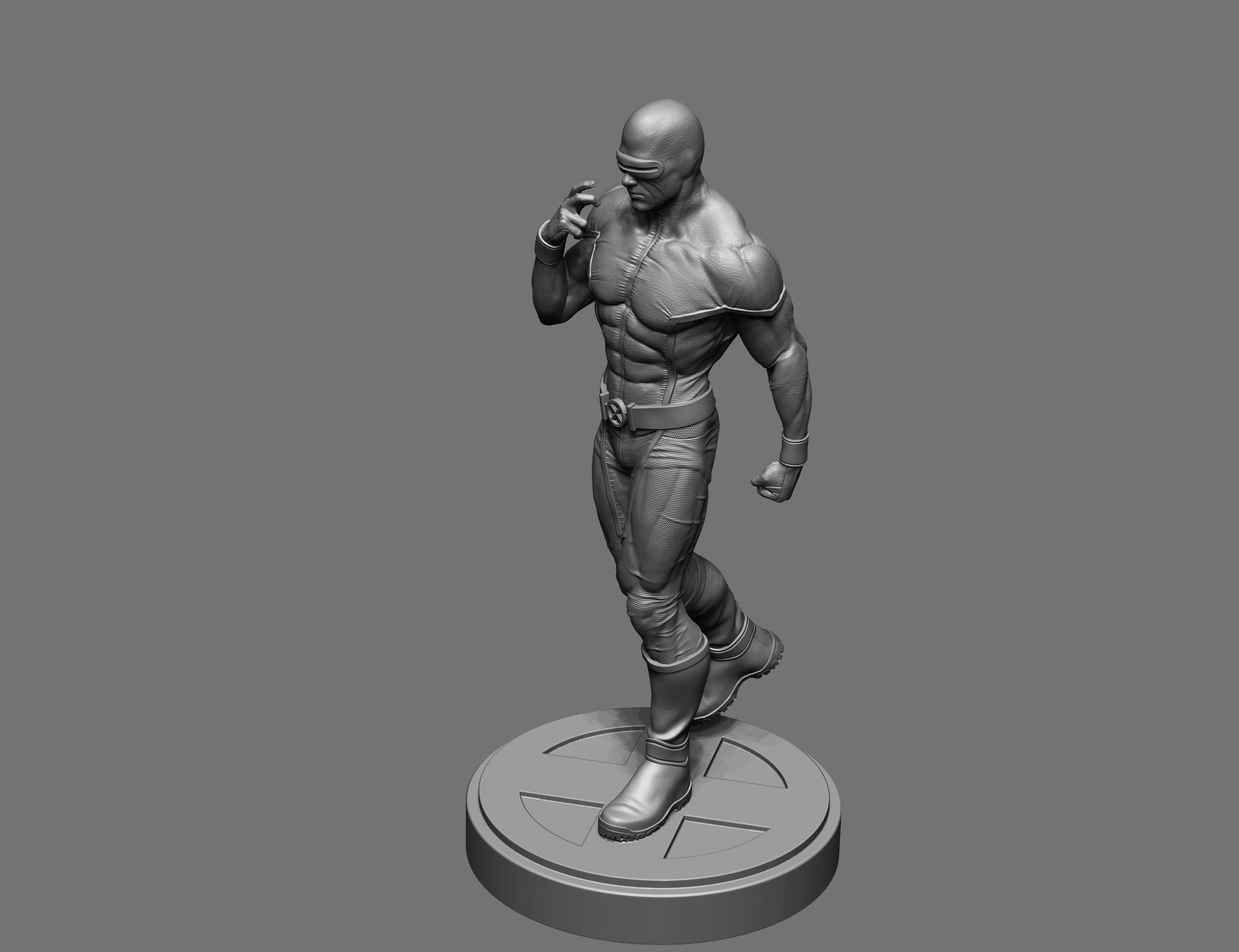 Cyclops 75mm scale - Pose 4 3D print model_4