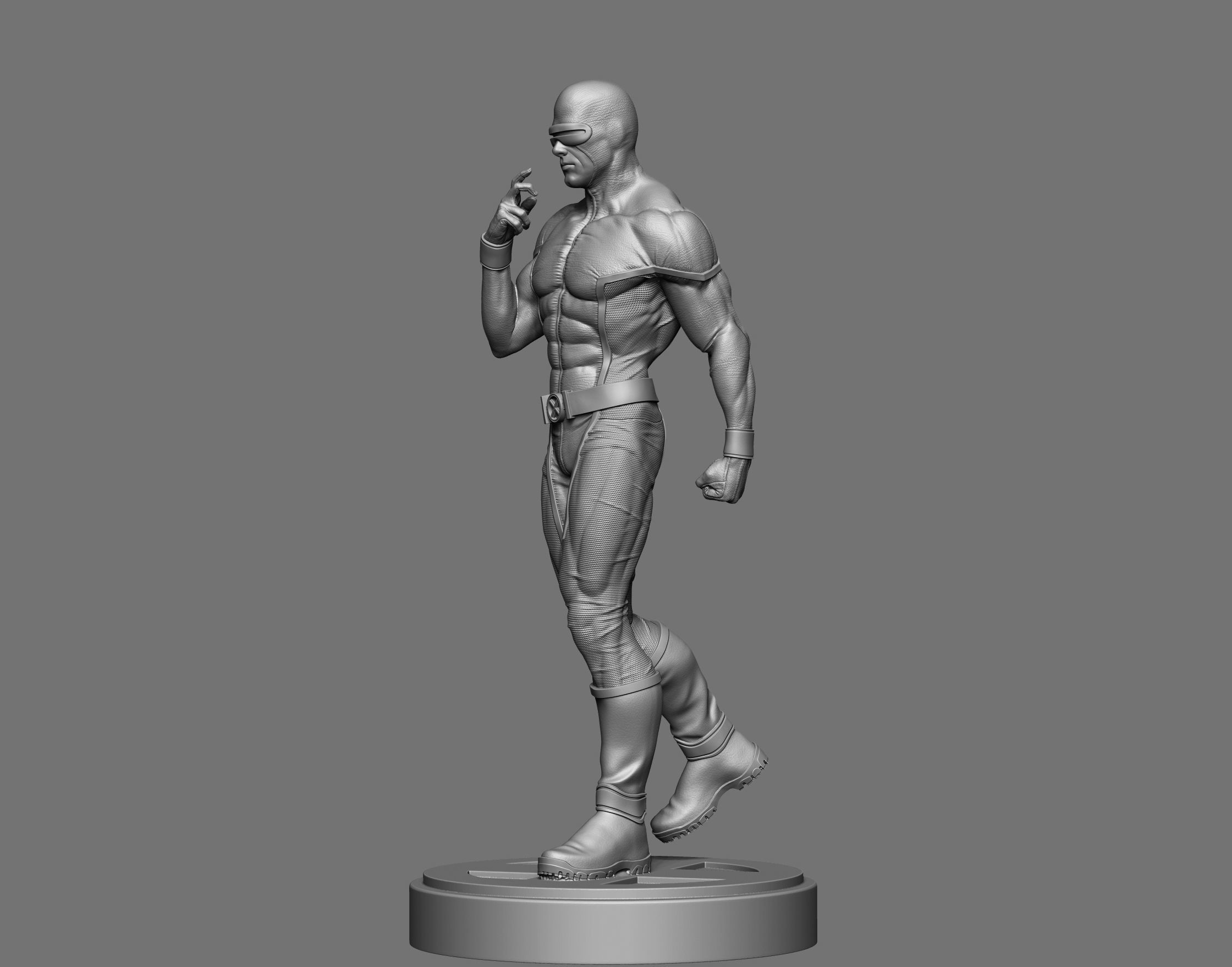 Cyclops 75mm scale - Pose 4 3D print model_1