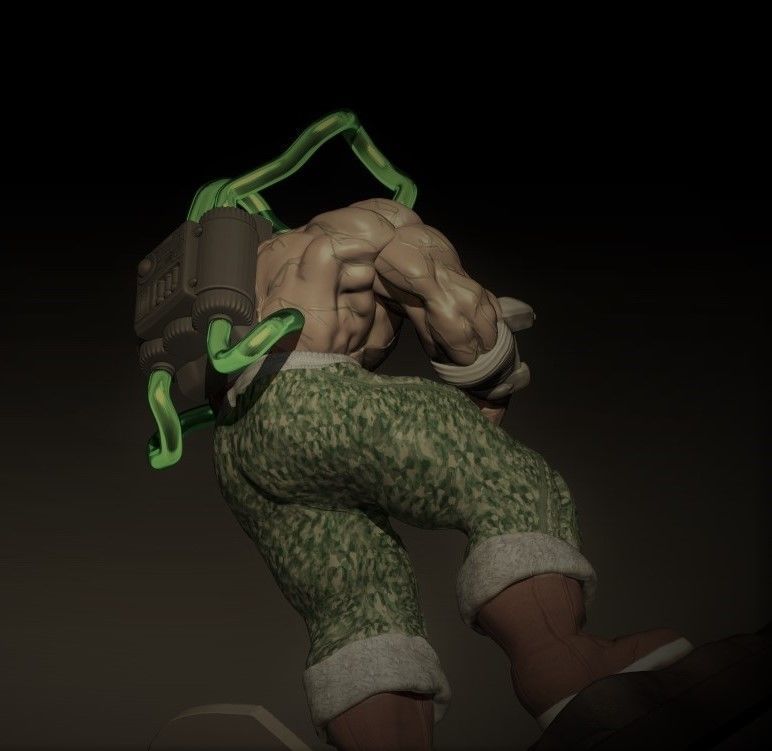 Bane from batman 3D print model_9