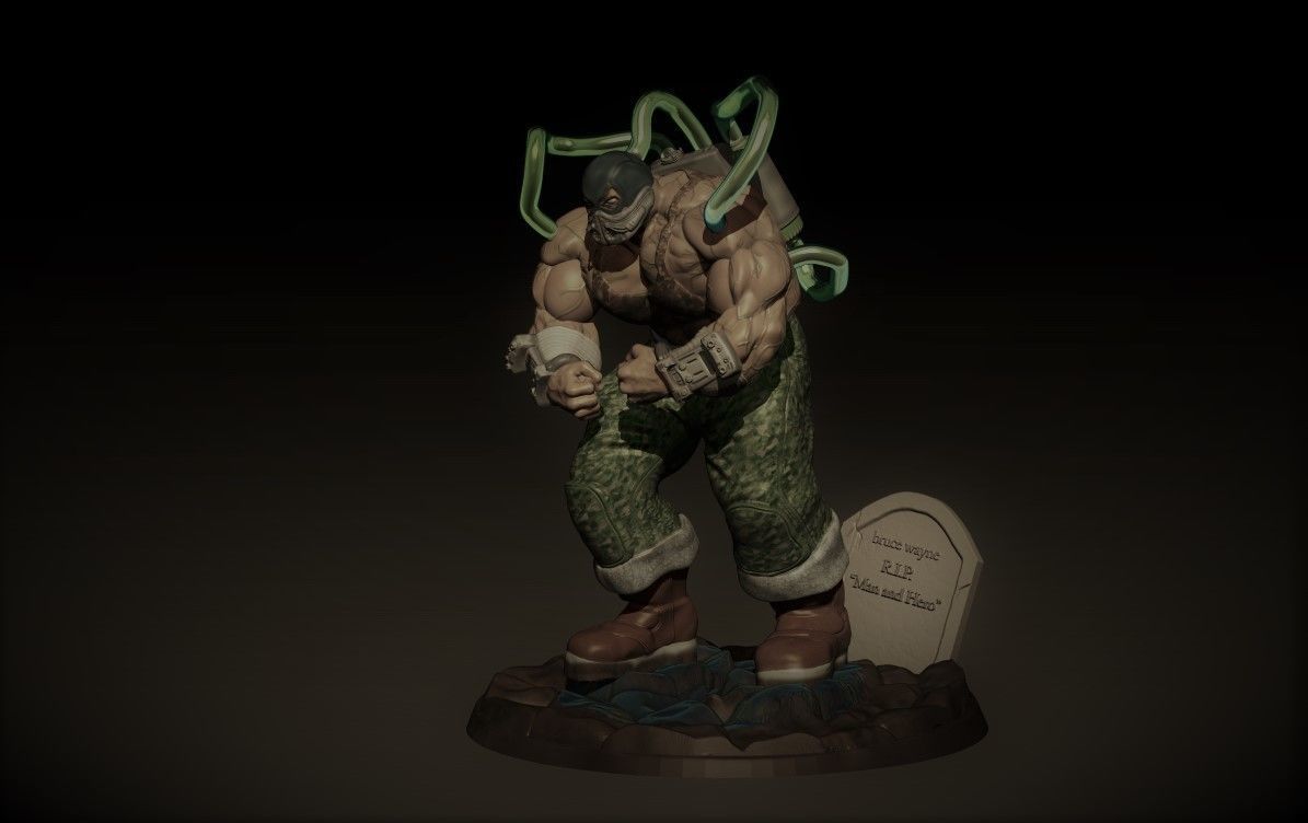 Bane from batman 3D print model_2