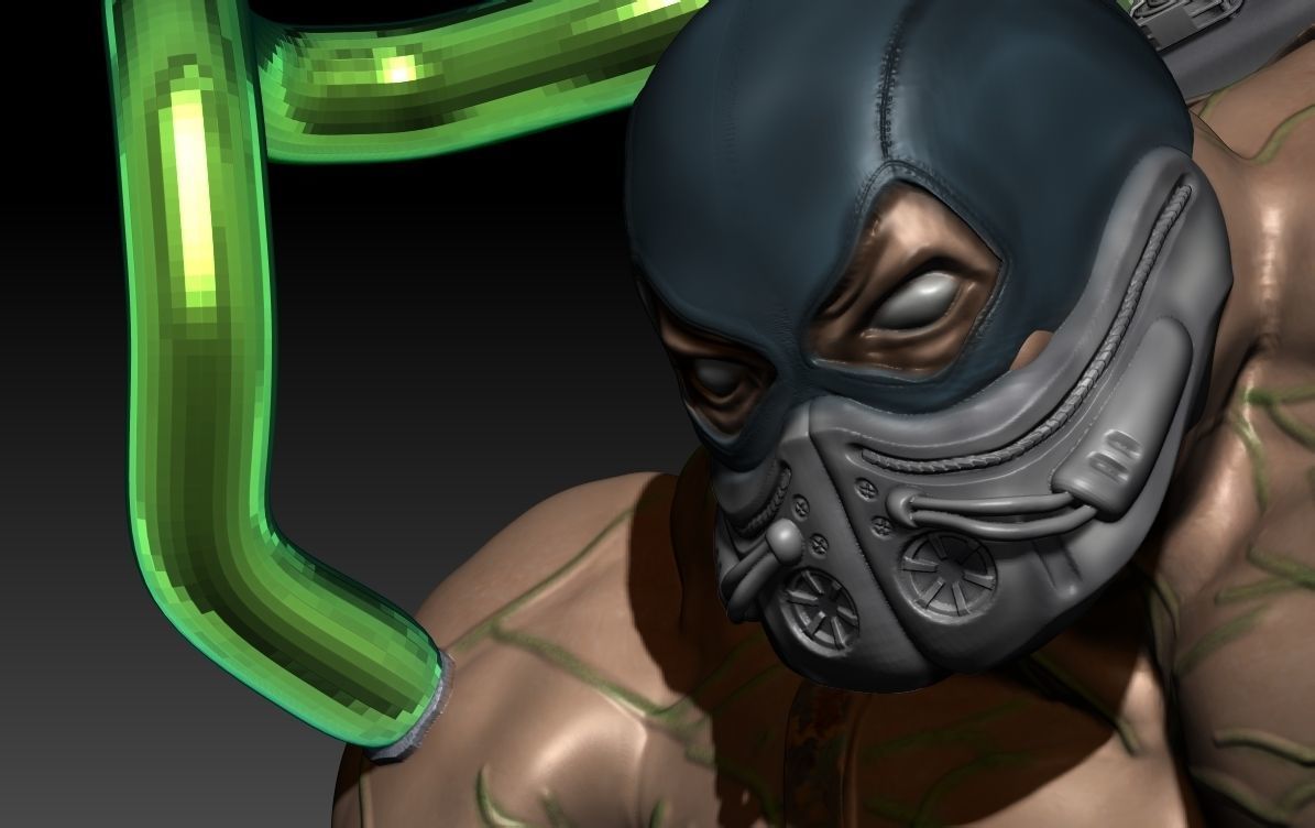 Bane from batman 3D print model_1