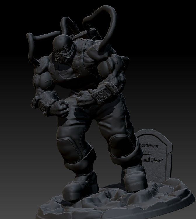 Bane from batman 3D print model_10