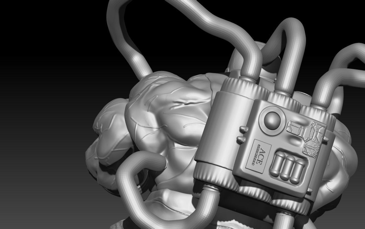 Bane from batman 3D print model_11