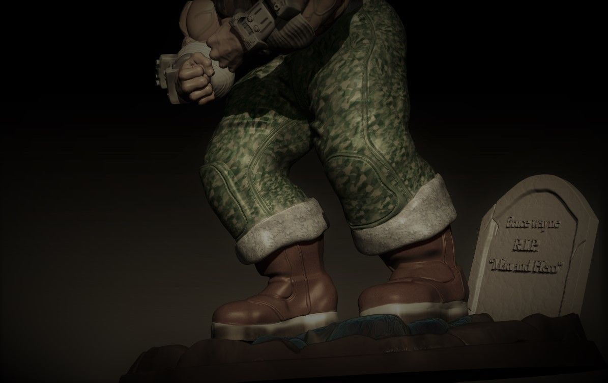 Bane from batman 3D print model_5