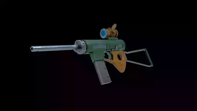 Stylized Gun Uzi
