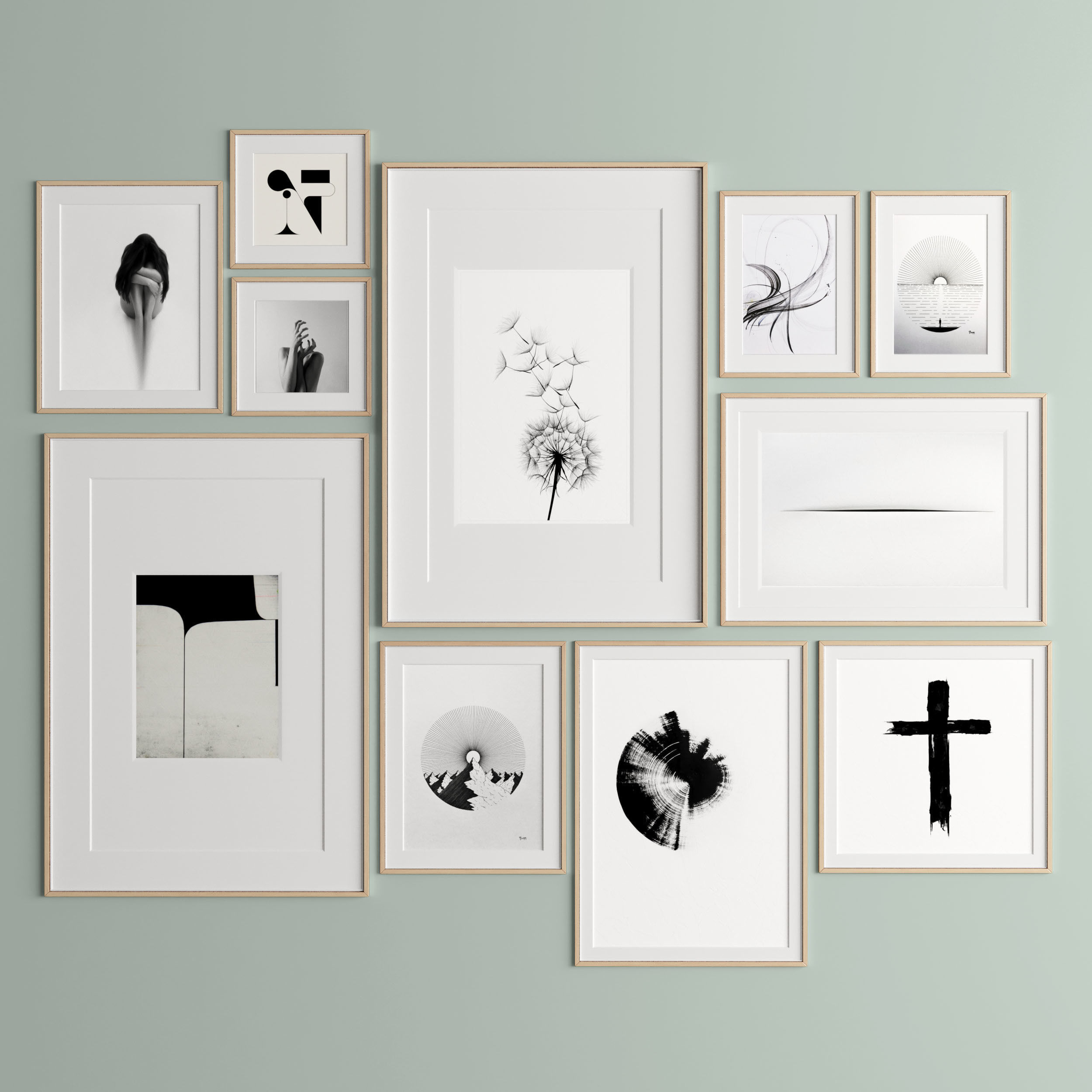 Art Frame 304 Low-poly 3D model_2