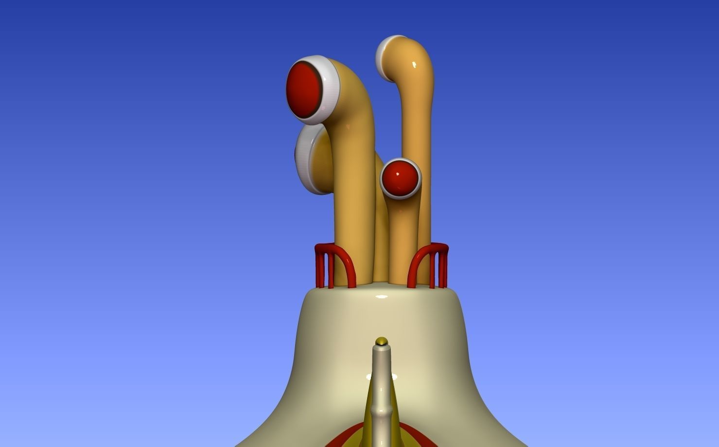 Yellow submarine The Beatles 3D print model_6